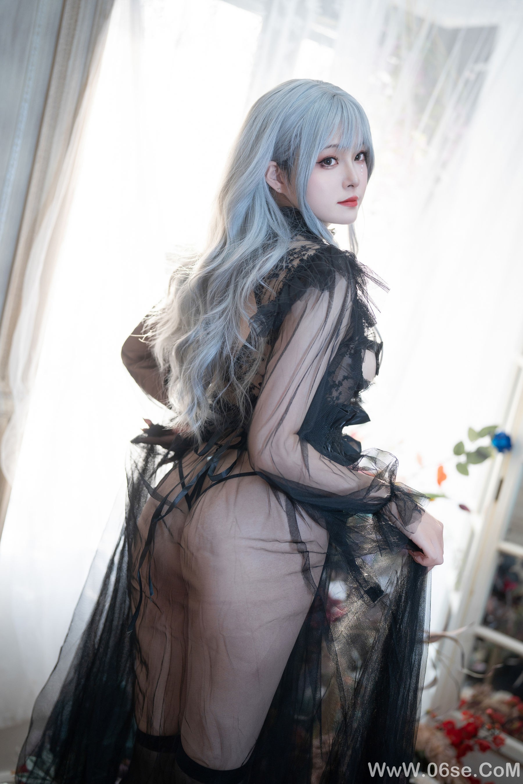 图片[2]-Natsuko夏夏子 – 黑蝴蝶[62P]-六色网
