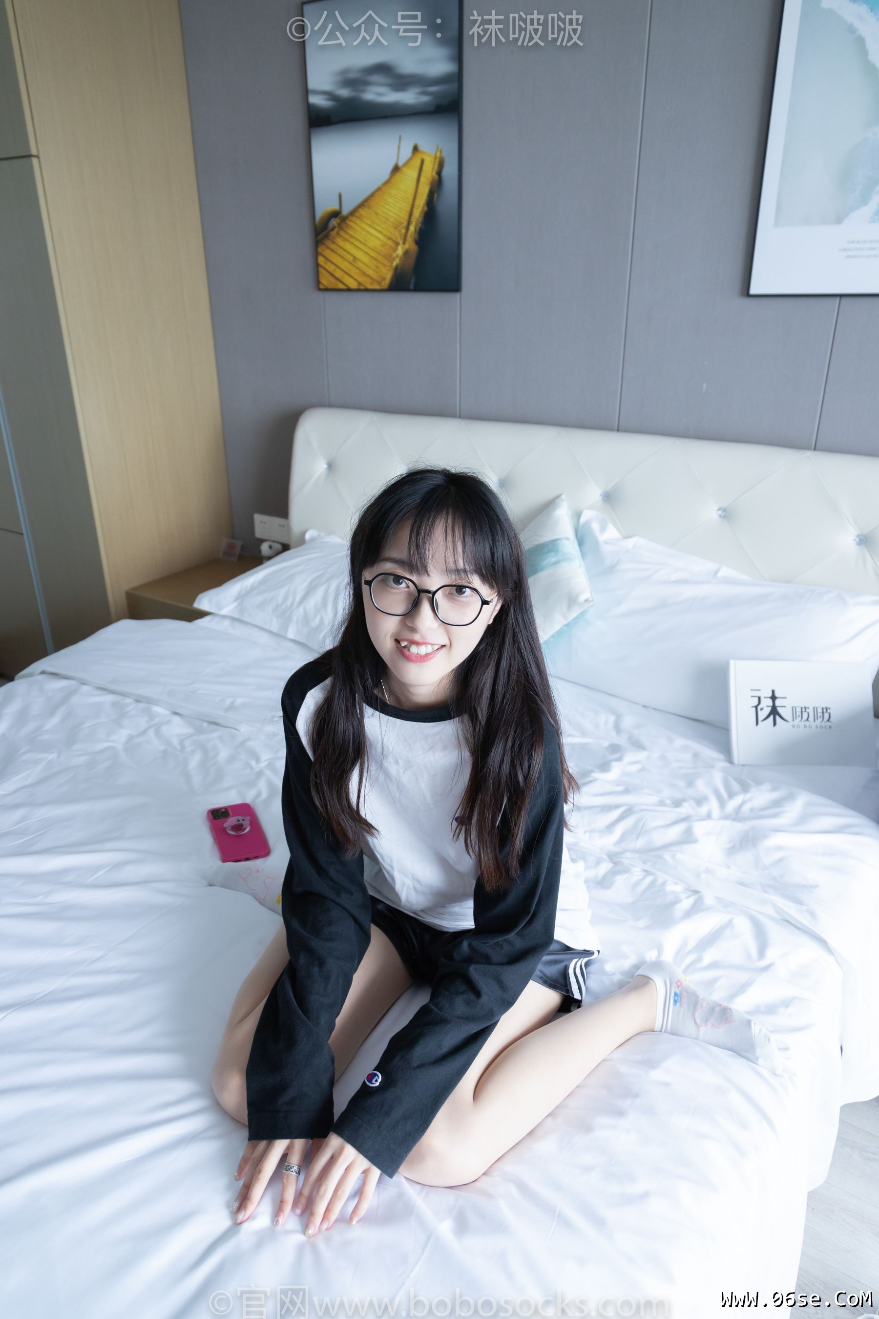 图片[69]-BoBoSocks袜啵啵 No.015 稚予-阿迪板鞋、白色短棉袜、肉丝[148P]-六色网