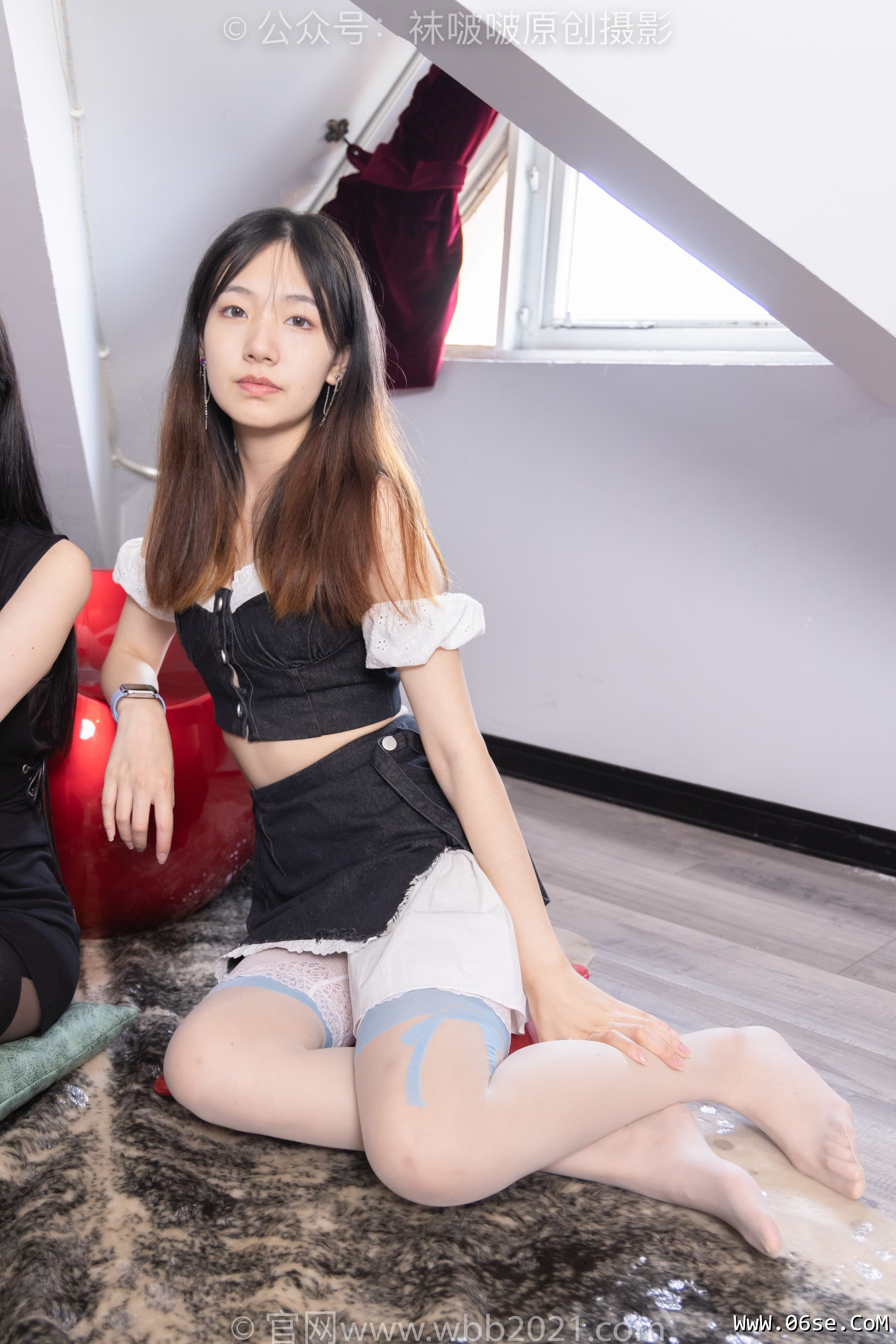 图片[35]-BoBoSocks袜啵啵 No.236 小甜豆稚予-七月要开心鸭[202P]-六色网