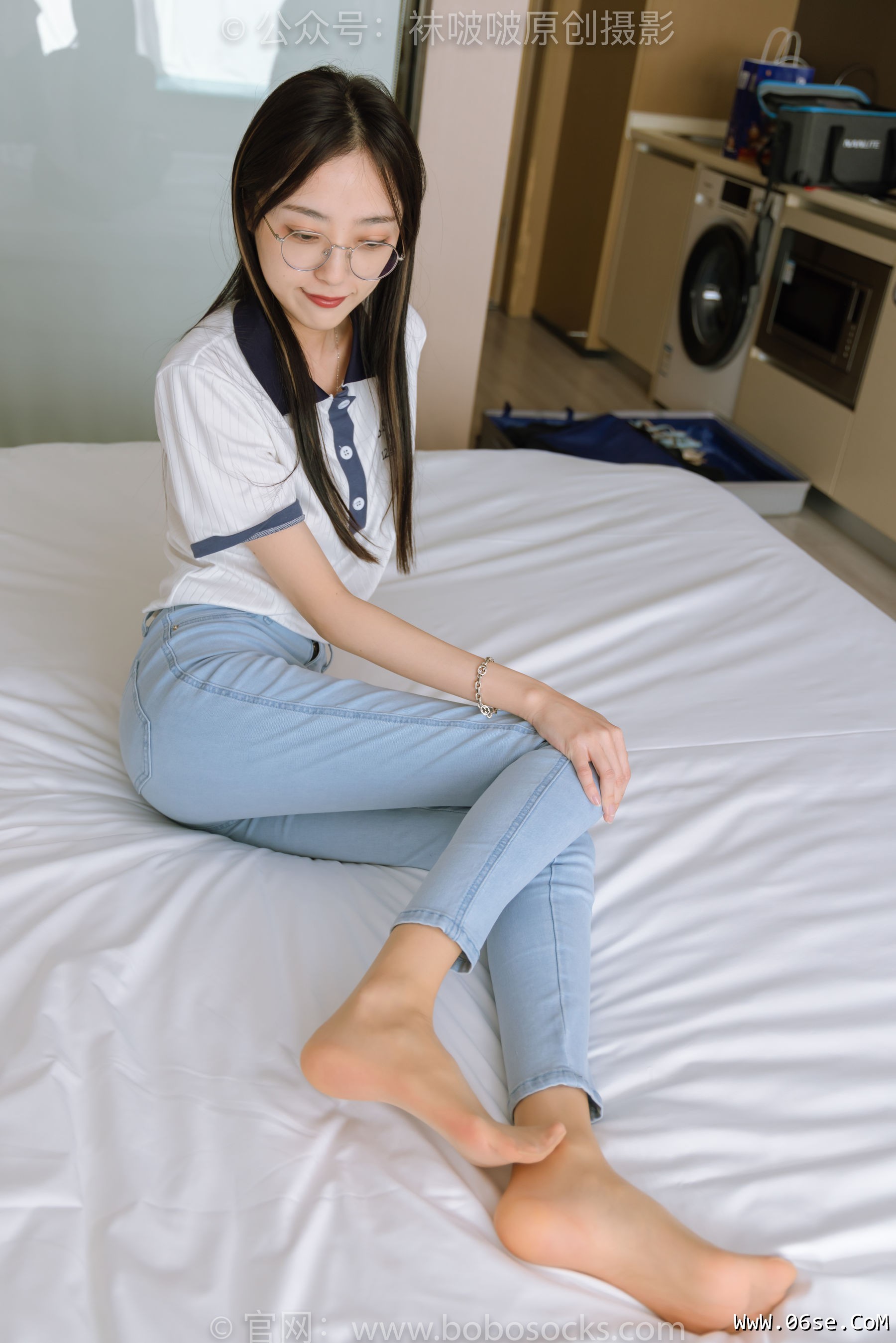 图片[100]-BoBoSocks袜啵啵 No.161 稚予-贝壳头板鞋、肉丝、裤里丝[140P]-六色网