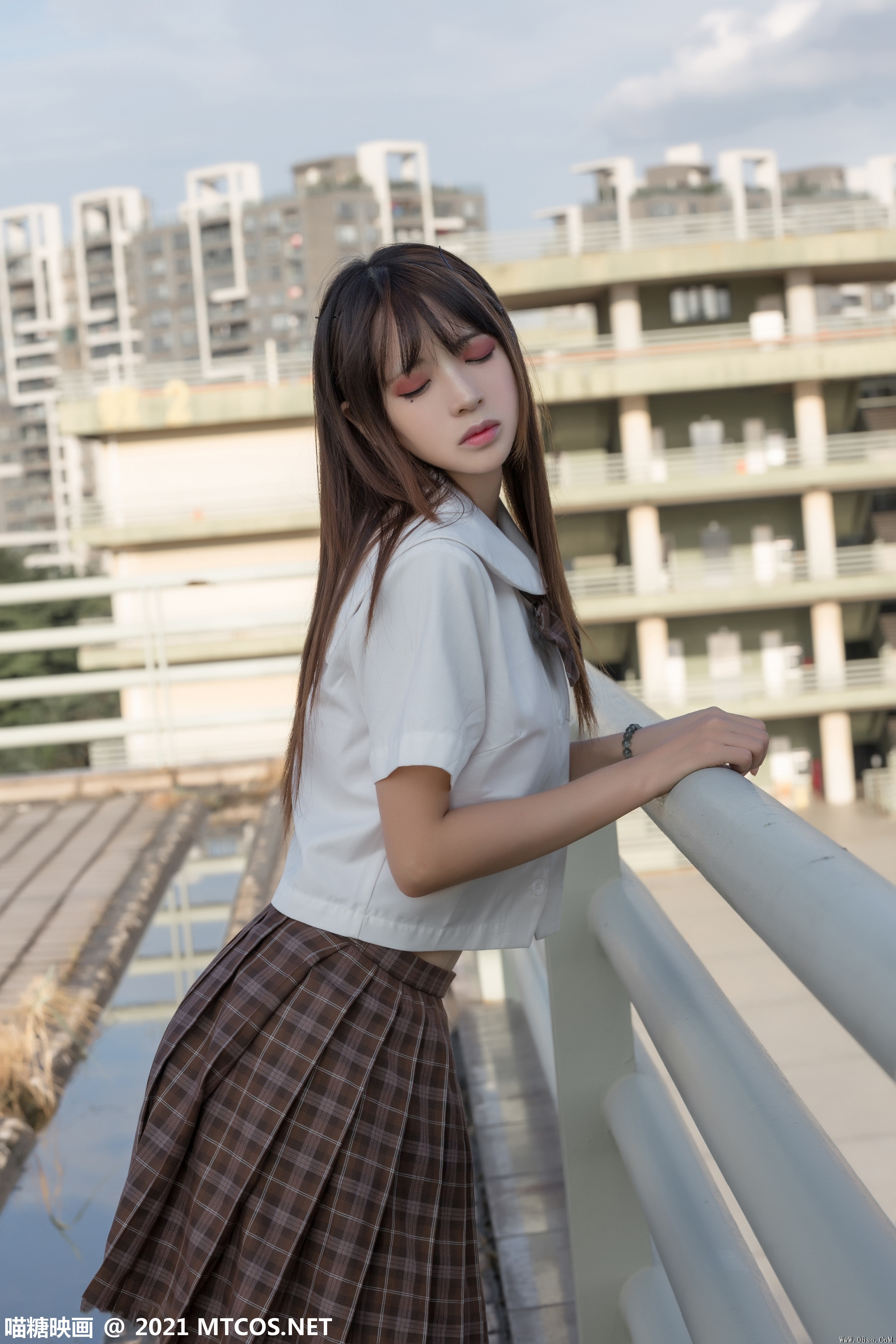 图片[10]-喵糖映画 VOL.375 忧郁少女[34P／358MB]-六色网