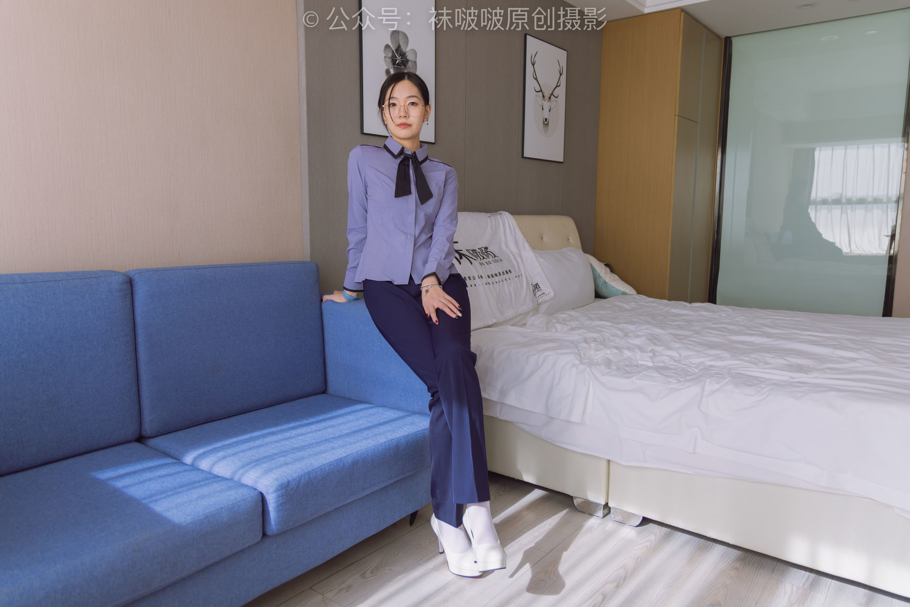 图片[54]-BoBoSocks袜啵啵 No.178 小甜豆-高跟鞋、厚白丝、ol风裤里丝[140P]-六色网