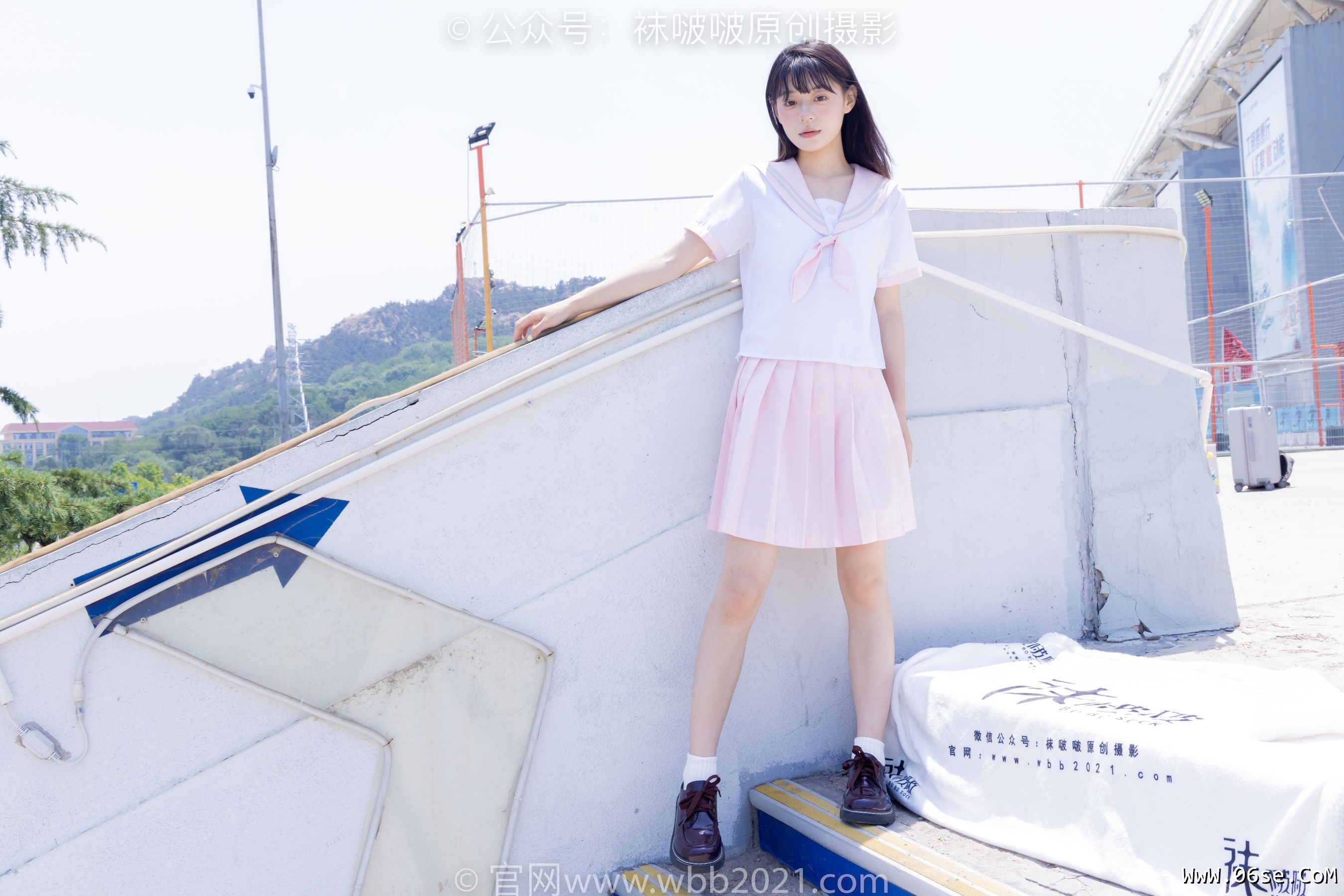 图片[54]-BoBoSocks袜啵啵 No.399 糯米 -皮鞋、白棉袜、jk制服[145P]-六色网