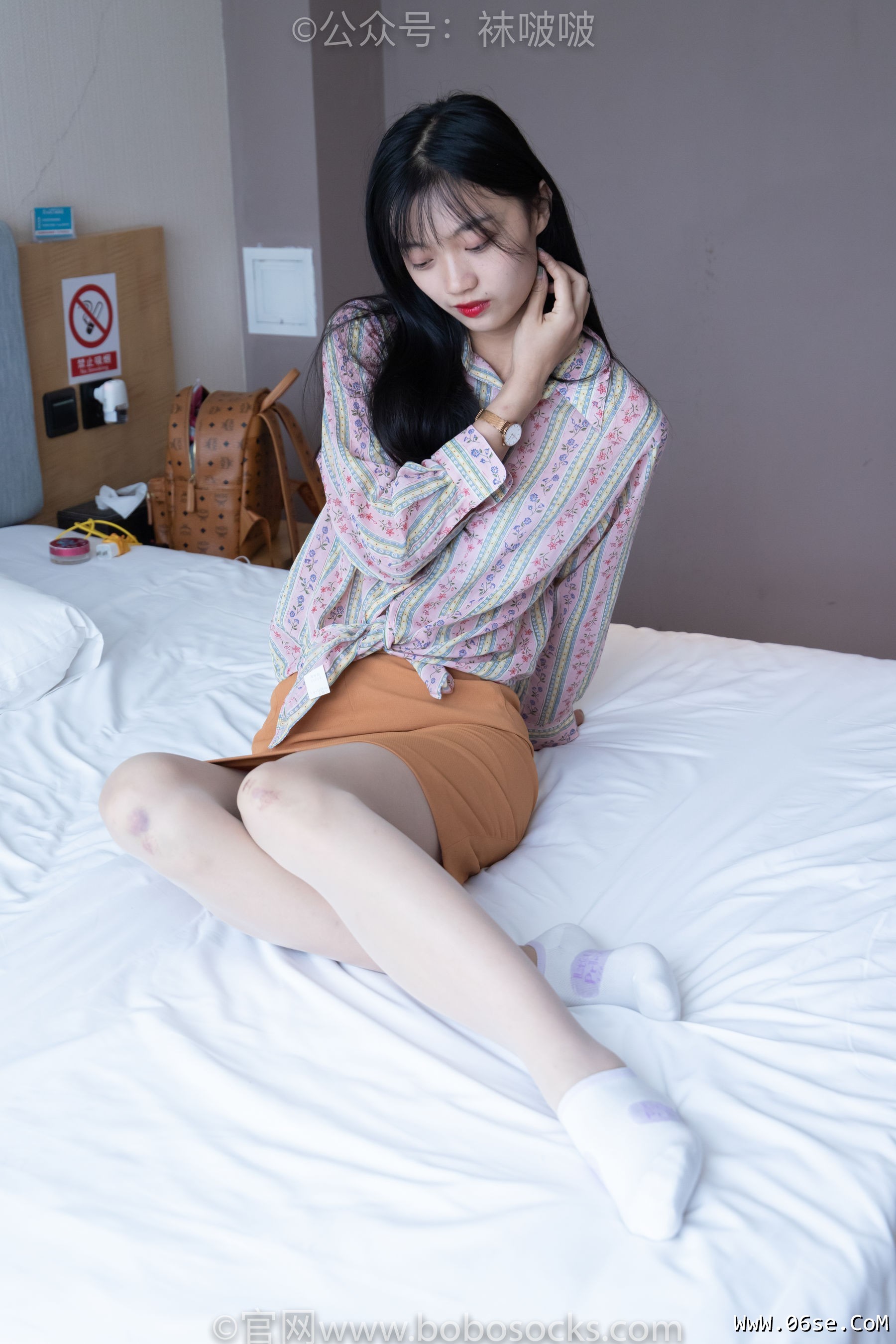 图片[49]-BoBoSocks袜啵啵 No.008 涵涵-帆布鞋、白色短棉袜、肉丝[139P]-六色网