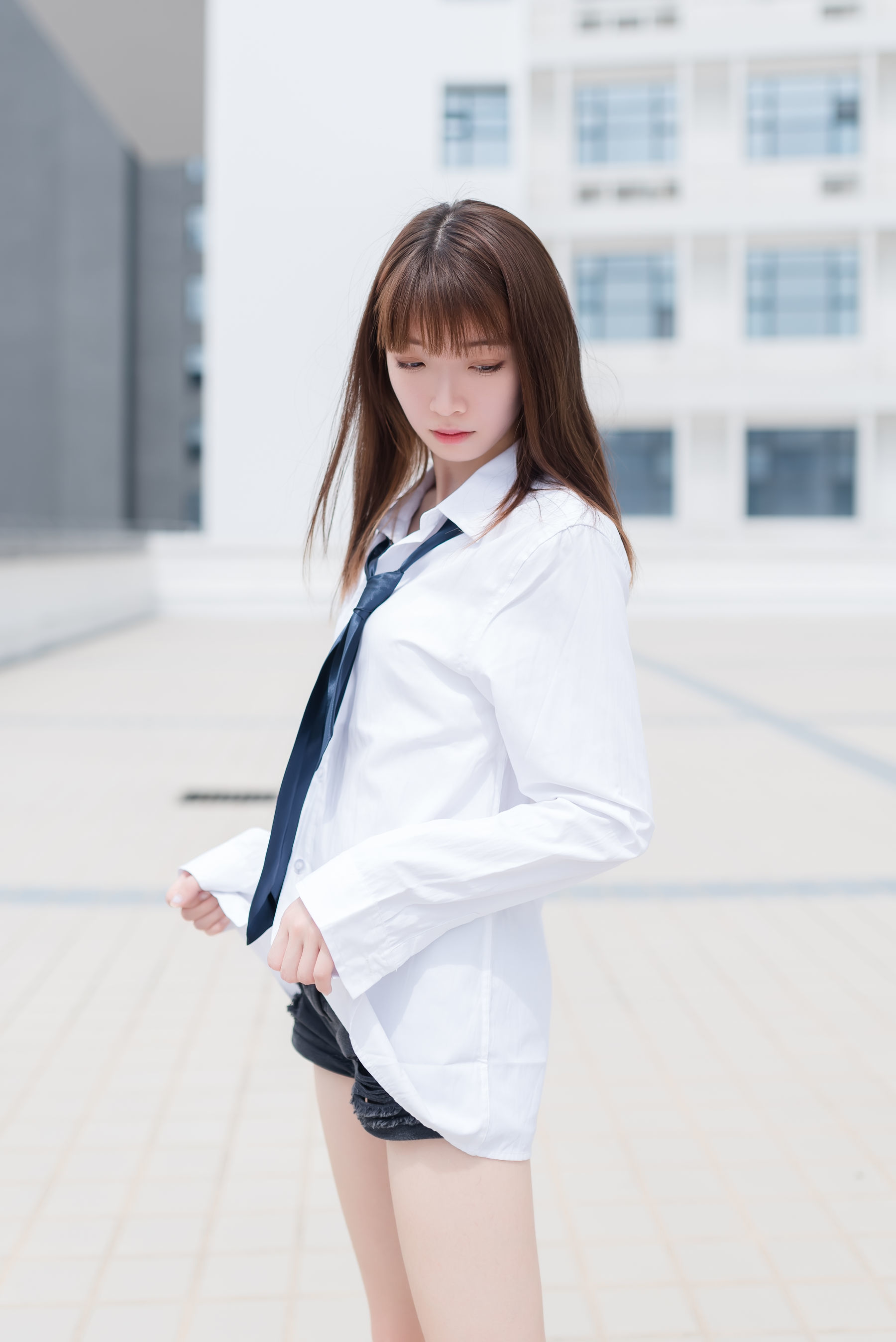 图片[46]-喵糖映画 VOL.432 男友的白衬衫 [47P]-六色网