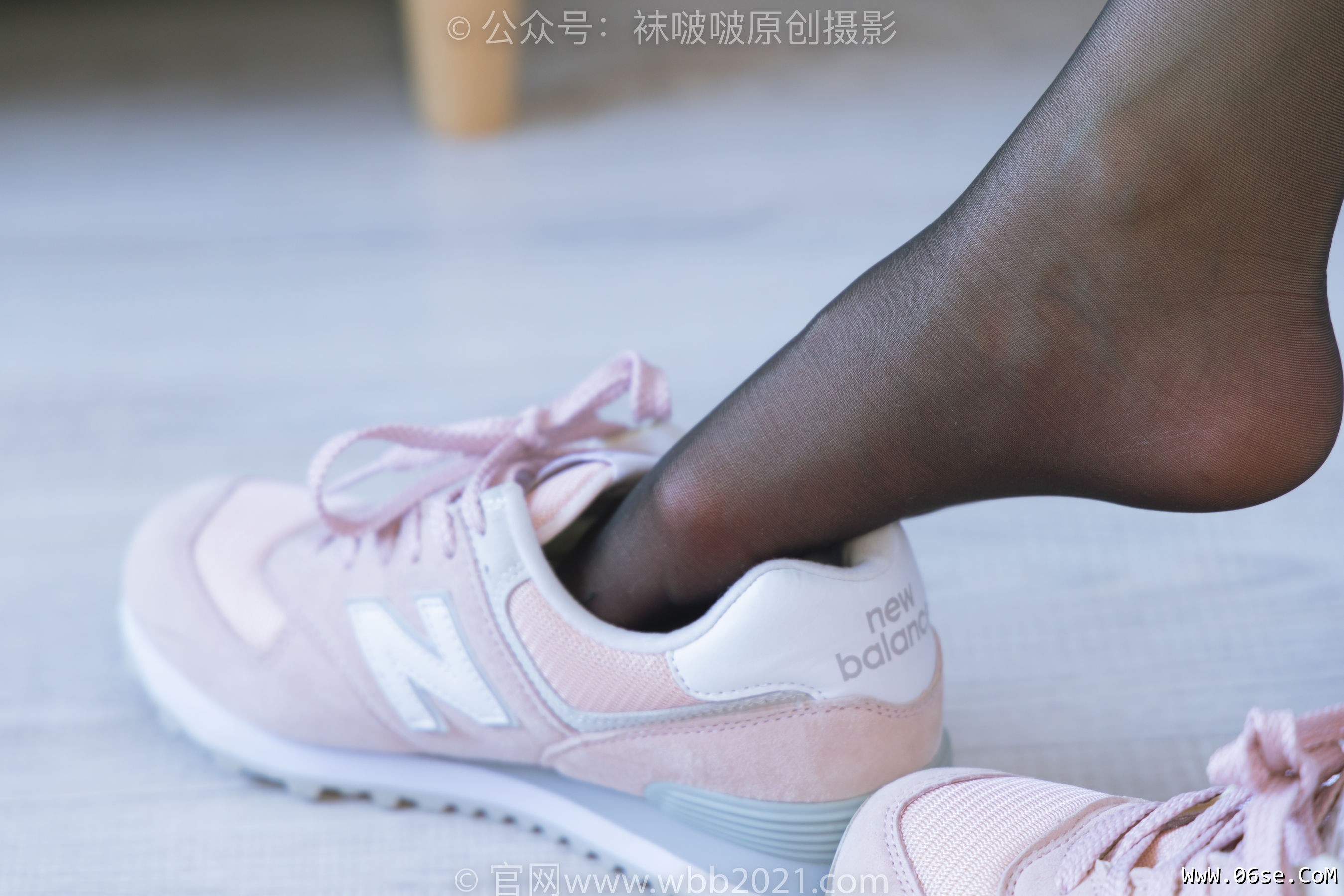 图片[22]-BoBoSocks袜啵啵 No.273 小沫 -运动鞋、粉色棉袜、黑丝[143P]-六色网
