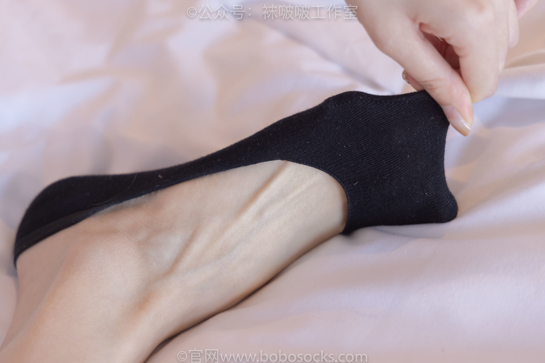 图片[148]-BoBoSocks袜啵啵 No.091 稚予-板鞋、淡粉色船袜、黑色船袜、裸足[148P]-六色网