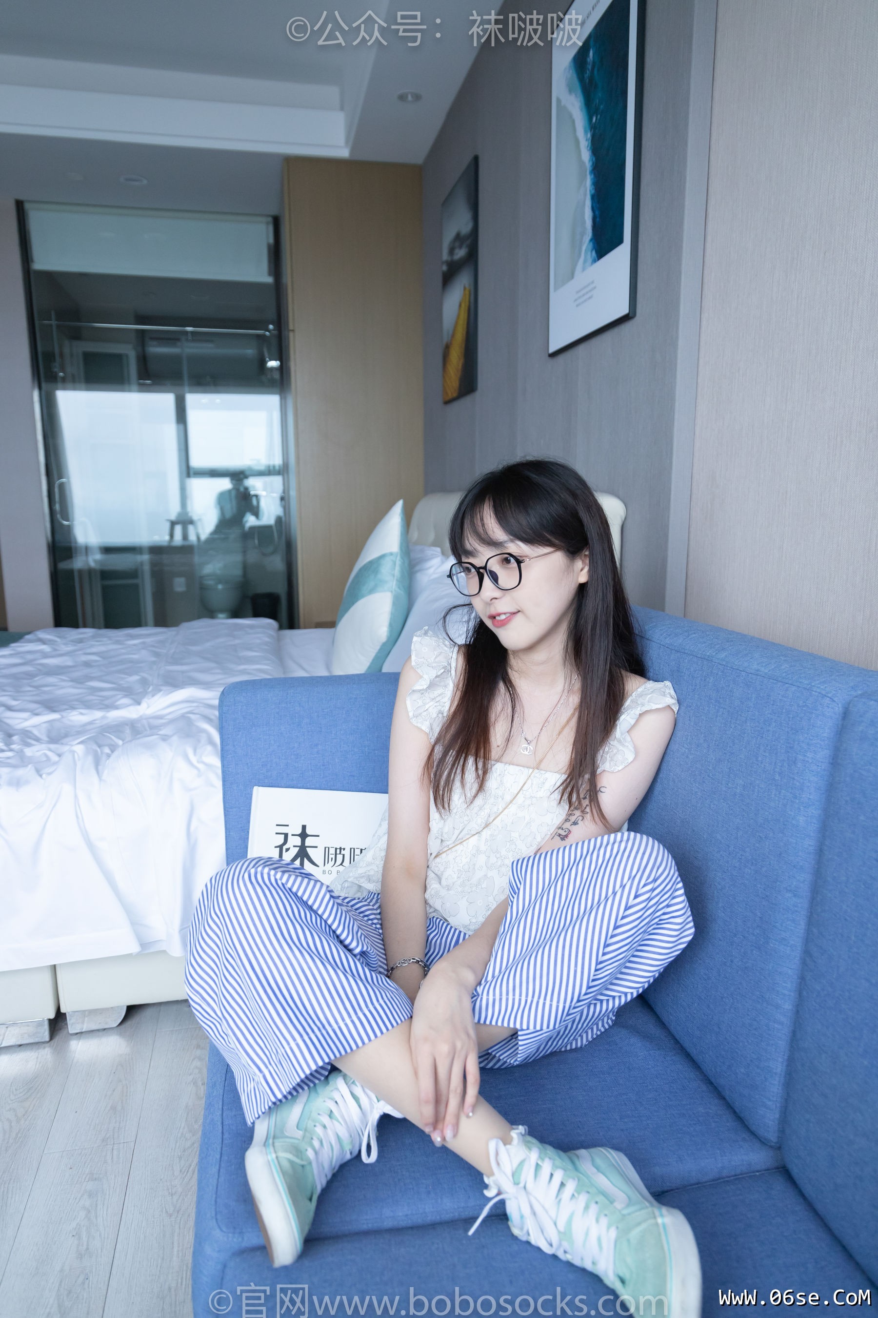 图片[20]-BoBoSocks袜啵啵 No.027 稚予- vans、白色棉袜、肉丝[136P]-六色网