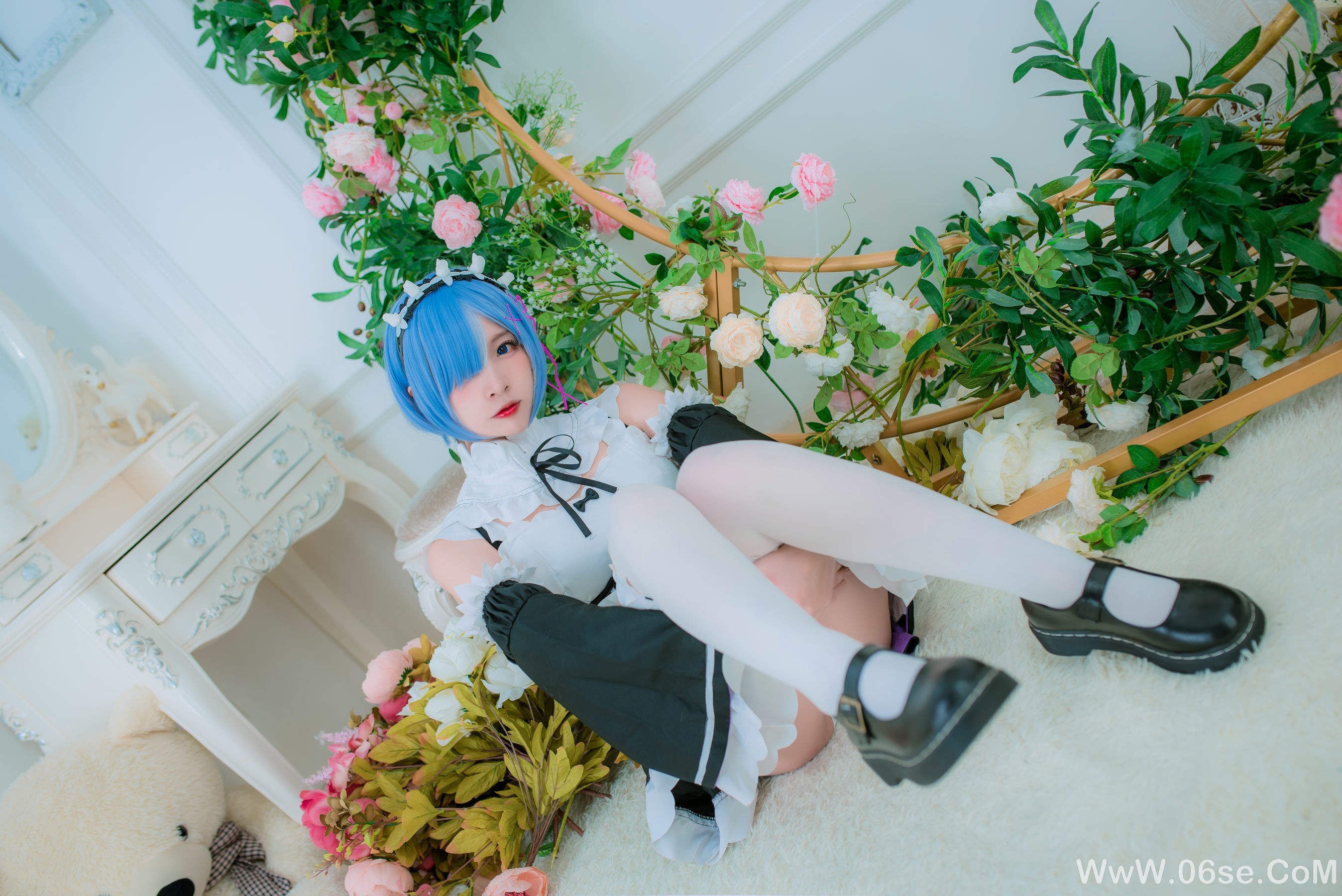 图片[27]-人气Coser二佐Nisa 蕾姆女仆[33P]-六色网