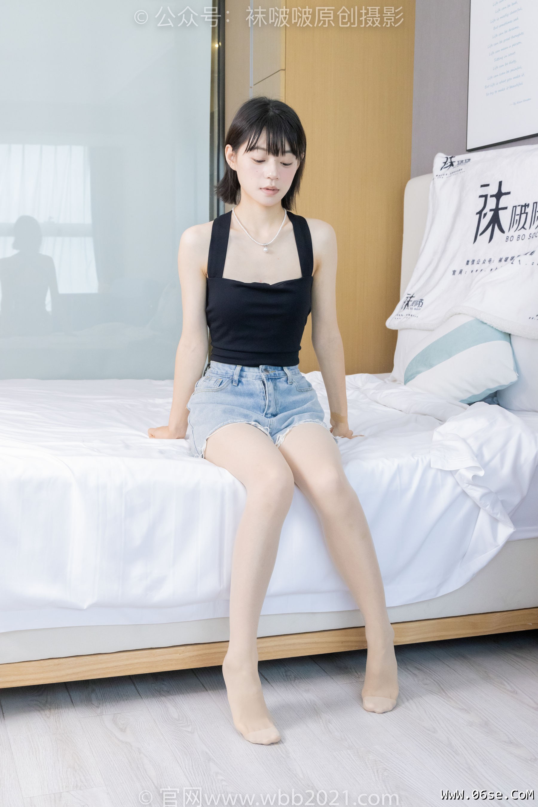图片[39]-BoBoSocks袜啵啵 No.422 糯米 -长靴、白棉袜、肉丝[140P]-六色网