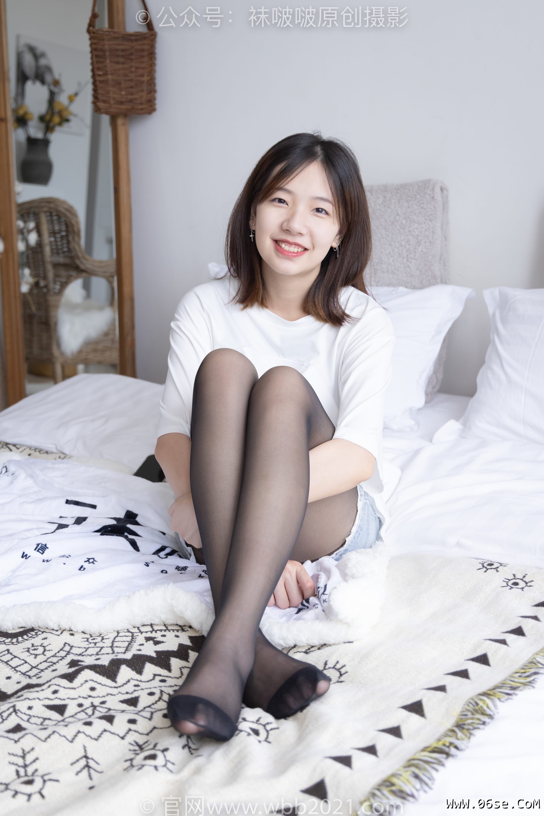 图片[10]-BoBoSocks袜啵啵 No.233 小甜豆-板鞋、黑丝[142P]-六色网