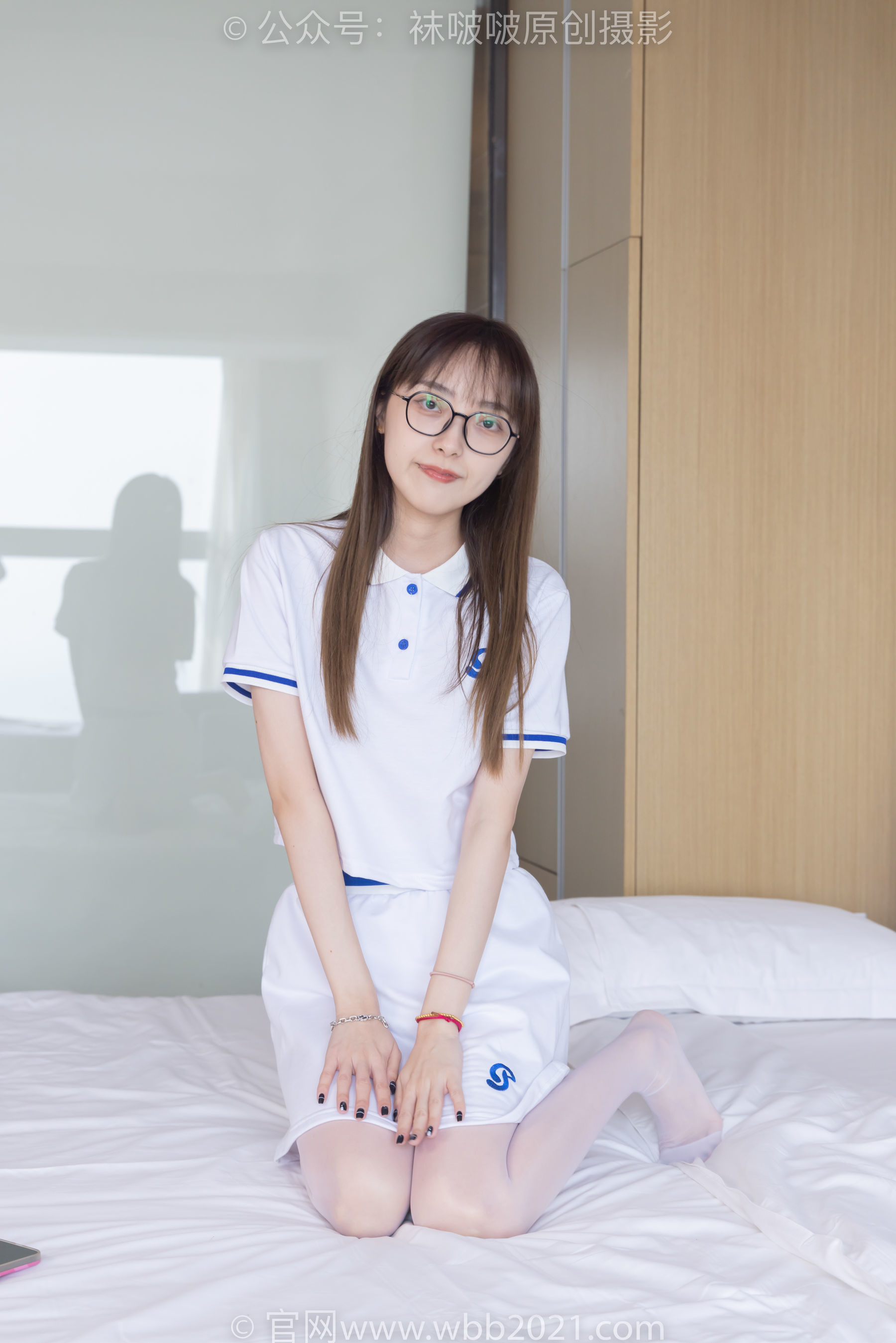 图片[138]-BoBoSocks袜啵啵 No.344 稚予 -板鞋、平底鞋、白丝[150P]-六色网
