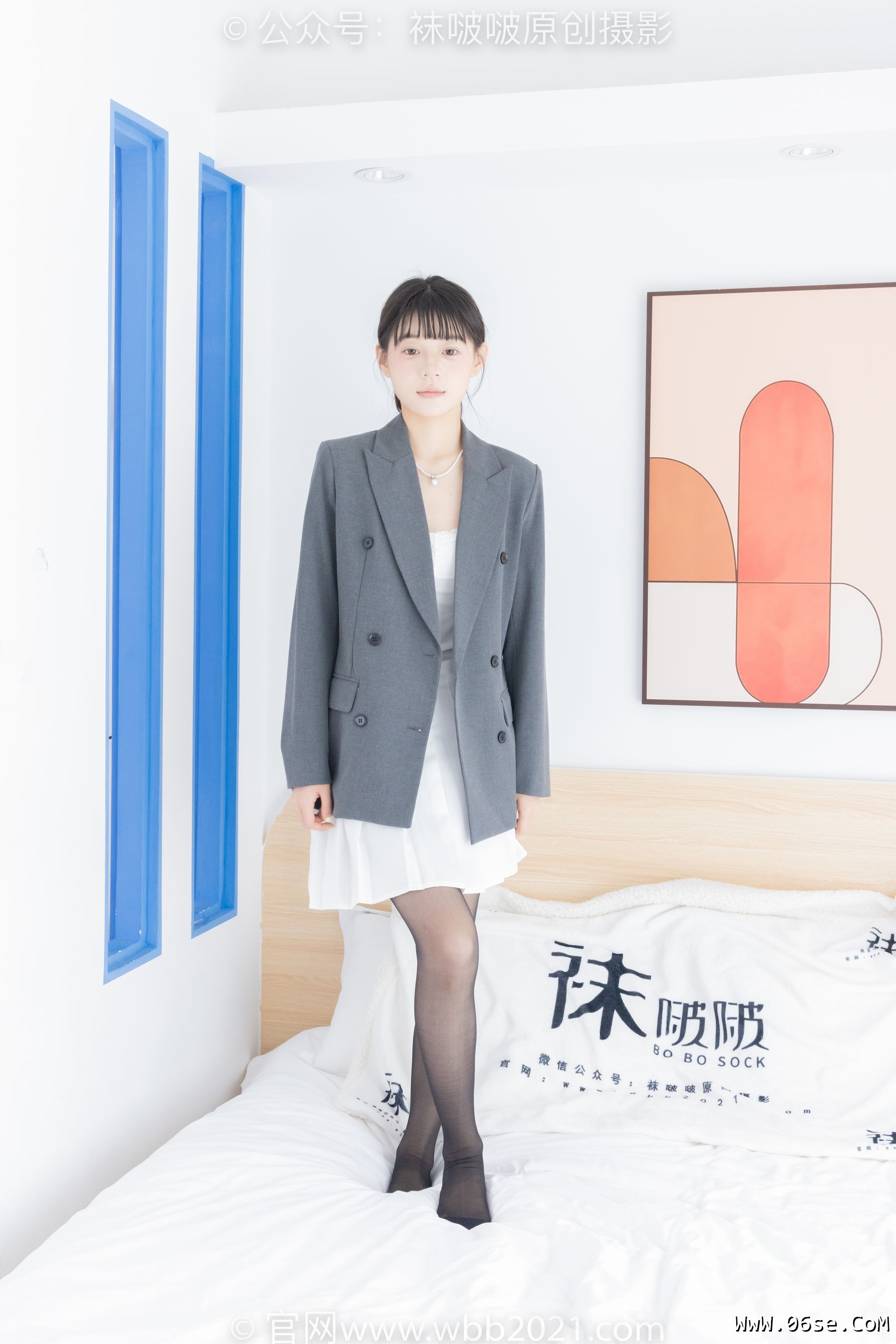 图片[118]-BoBoSocks袜啵啵 No.404 糯米 -板鞋、黑丝、ol风[145P]-六色网