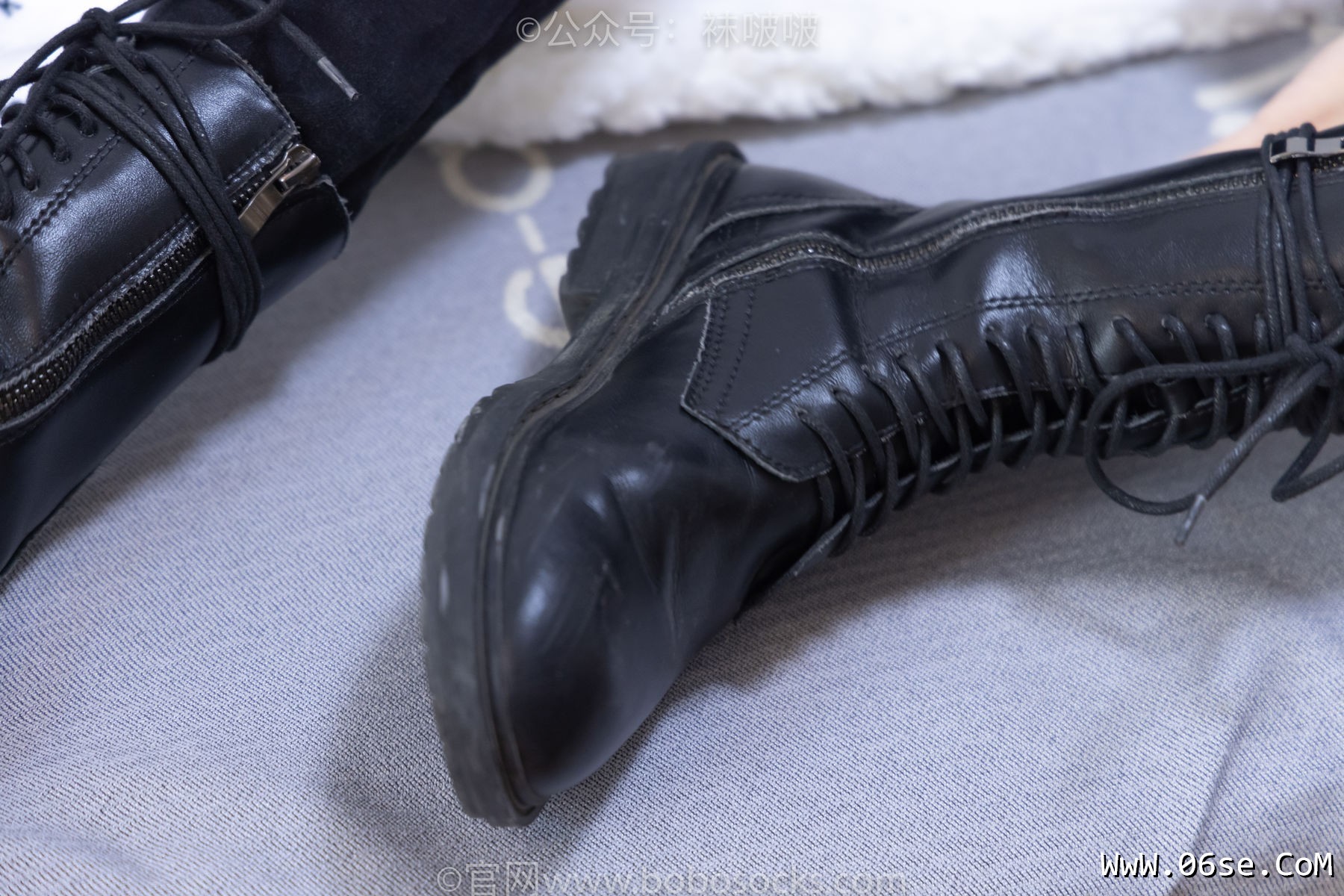 图片[24]-BoBoSocks袜啵啵 No.061 稚予-短靴、白棉袜、裸足[145P]-六色网