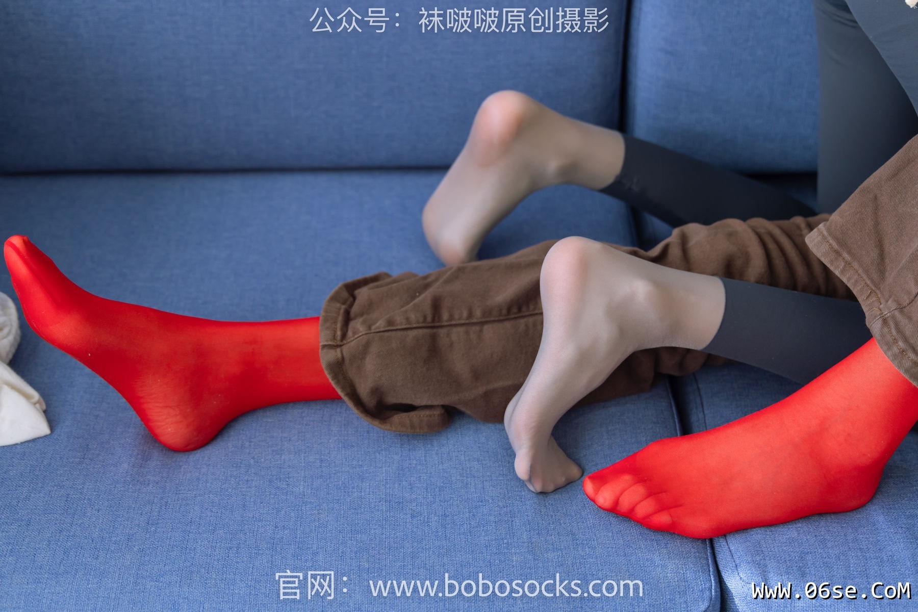 图片[179]-BoBoSocks袜啵啵 No.166 小甜豆稚予-板鞋、运动鞋、高跟鞋、白棉袜、蓝丝[218P]-六色网