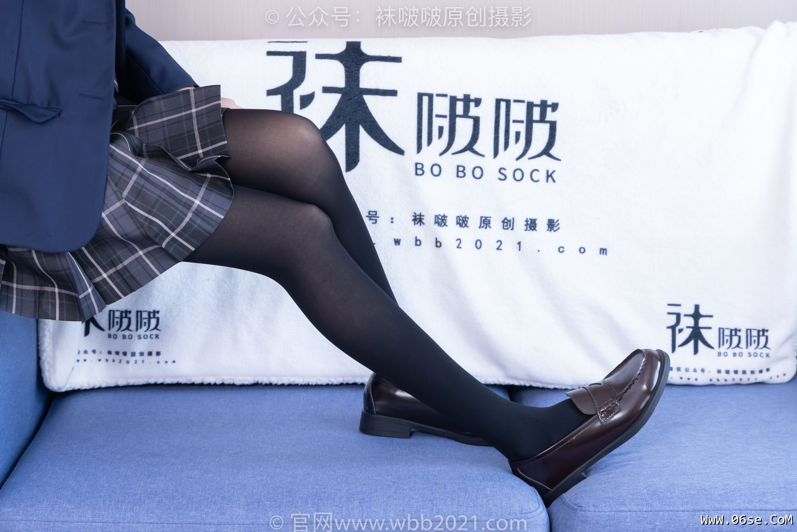 图片[68]-BoBoSocks袜啵啵 No.432 稚予 -皮鞋、厚黑丝、jk制服[184P]-六色网