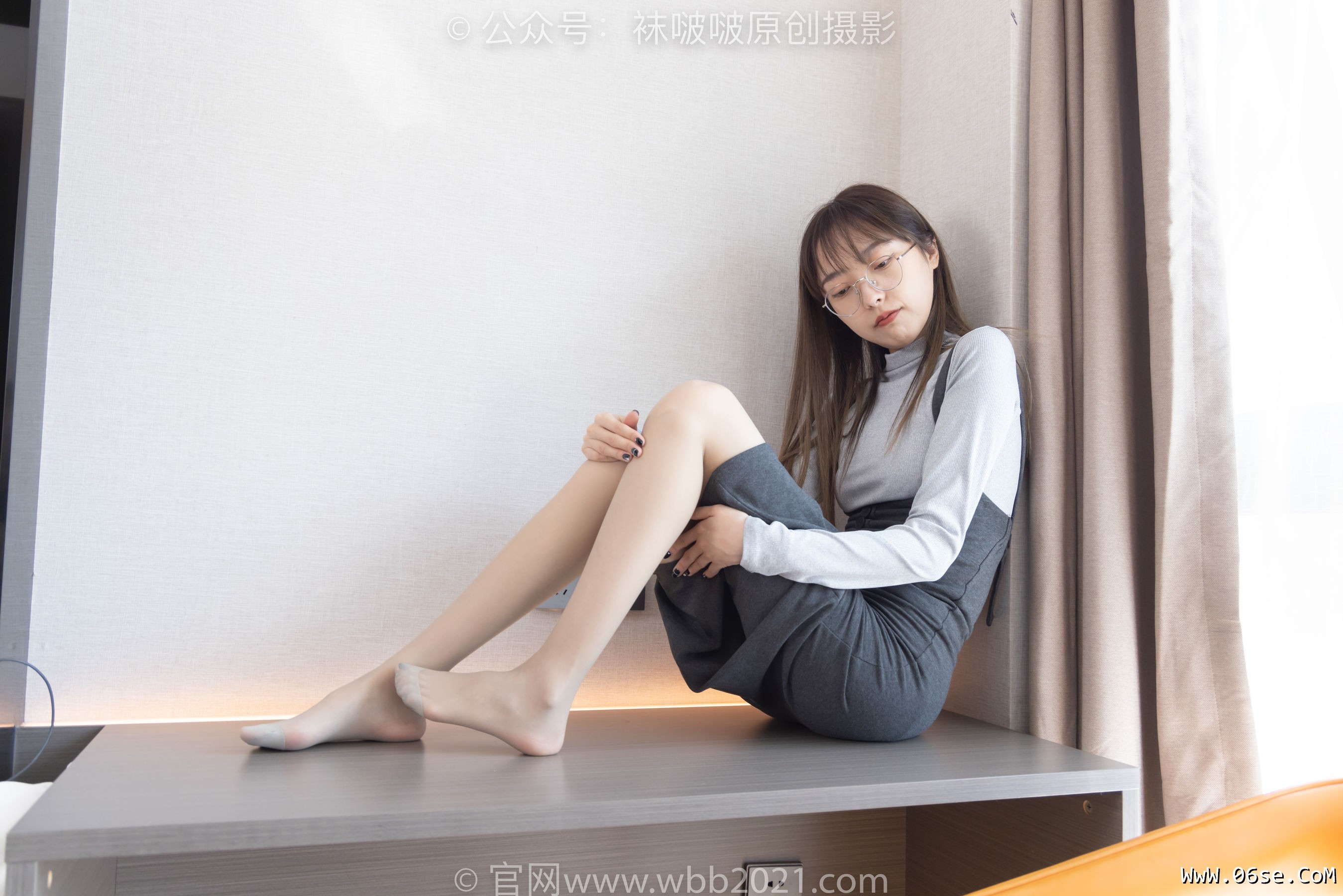 图片[118]-BoBoSocks袜啵啵 No.309 稚予 -两双高跟鞋、灰丝、白丝、裸足、踩奶油蛋糕剧情[180P]-六色网