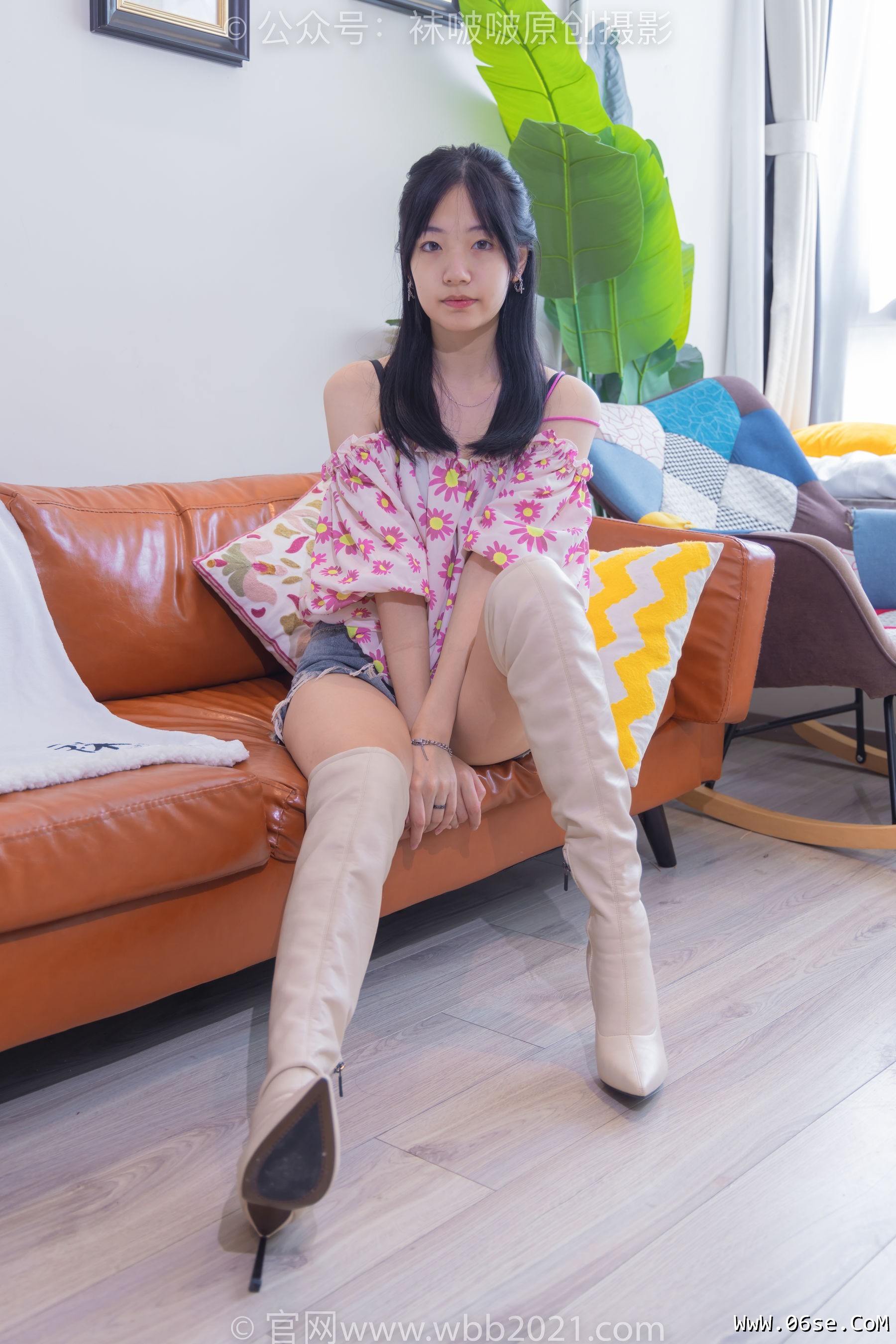 图片[127]-BoBoSocks袜啵啵 No.308 小甜豆 -长靴、白棉袜、裸足[170P]-六色网