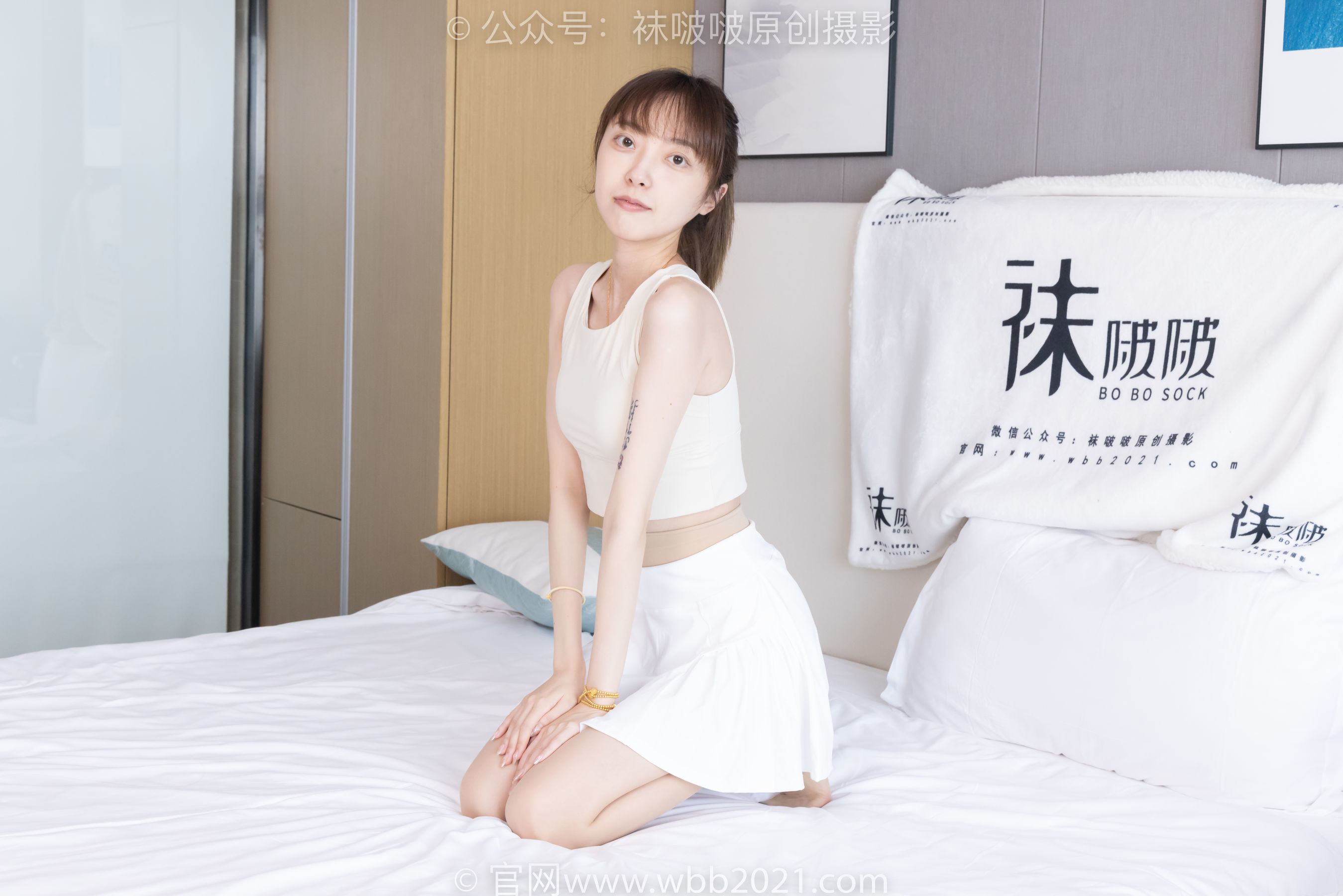 图片[116]-BoBoSocks袜啵啵 No.424 稚予 -运动鞋、白棉袜、肉丝、腰丝[140P]-六色网