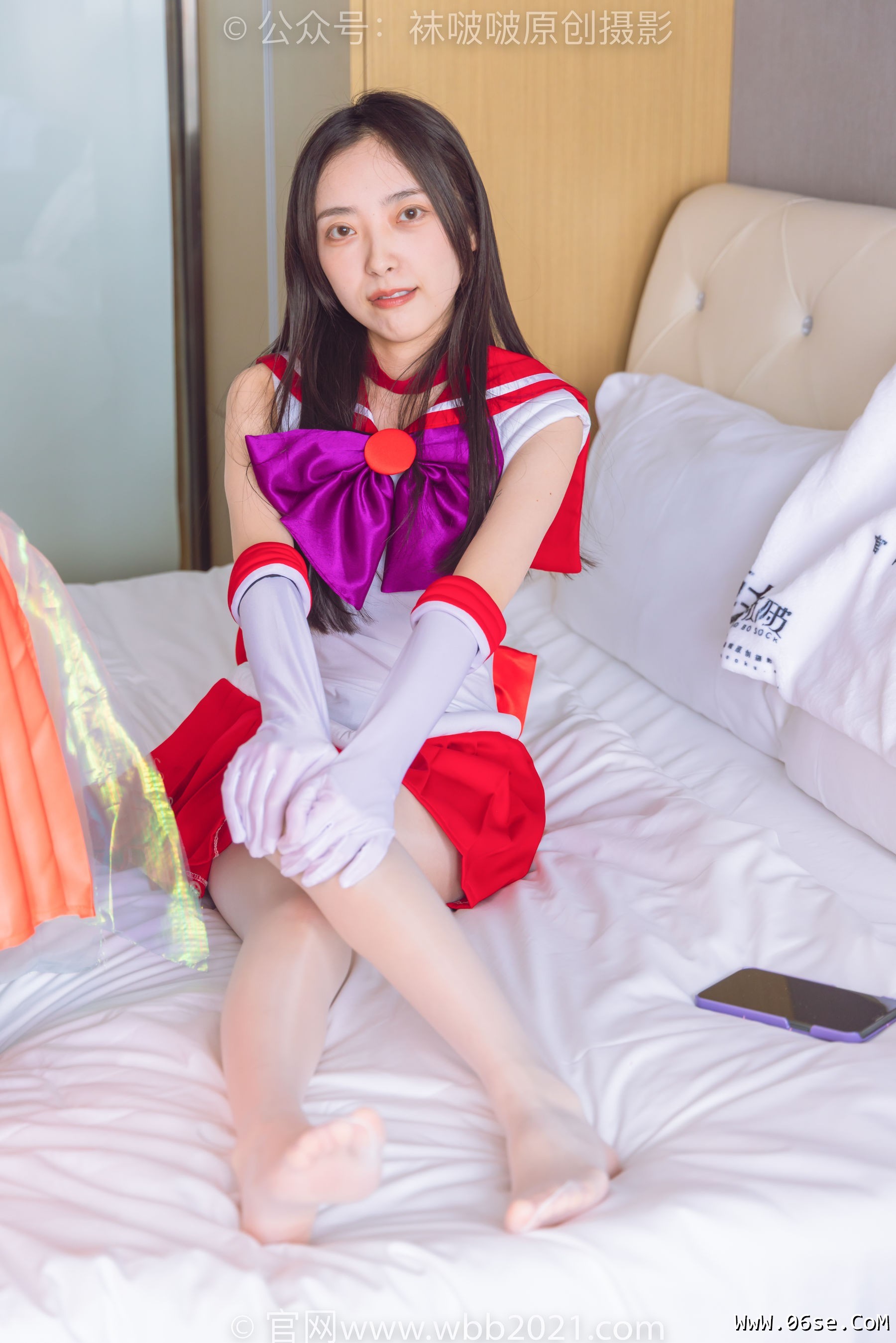 图片[109]-BoBoSocks袜啵啵 No.263 小甜豆稚予 -两双高跟鞋、油亮肉丝、油亮白丝[139P]-六色网