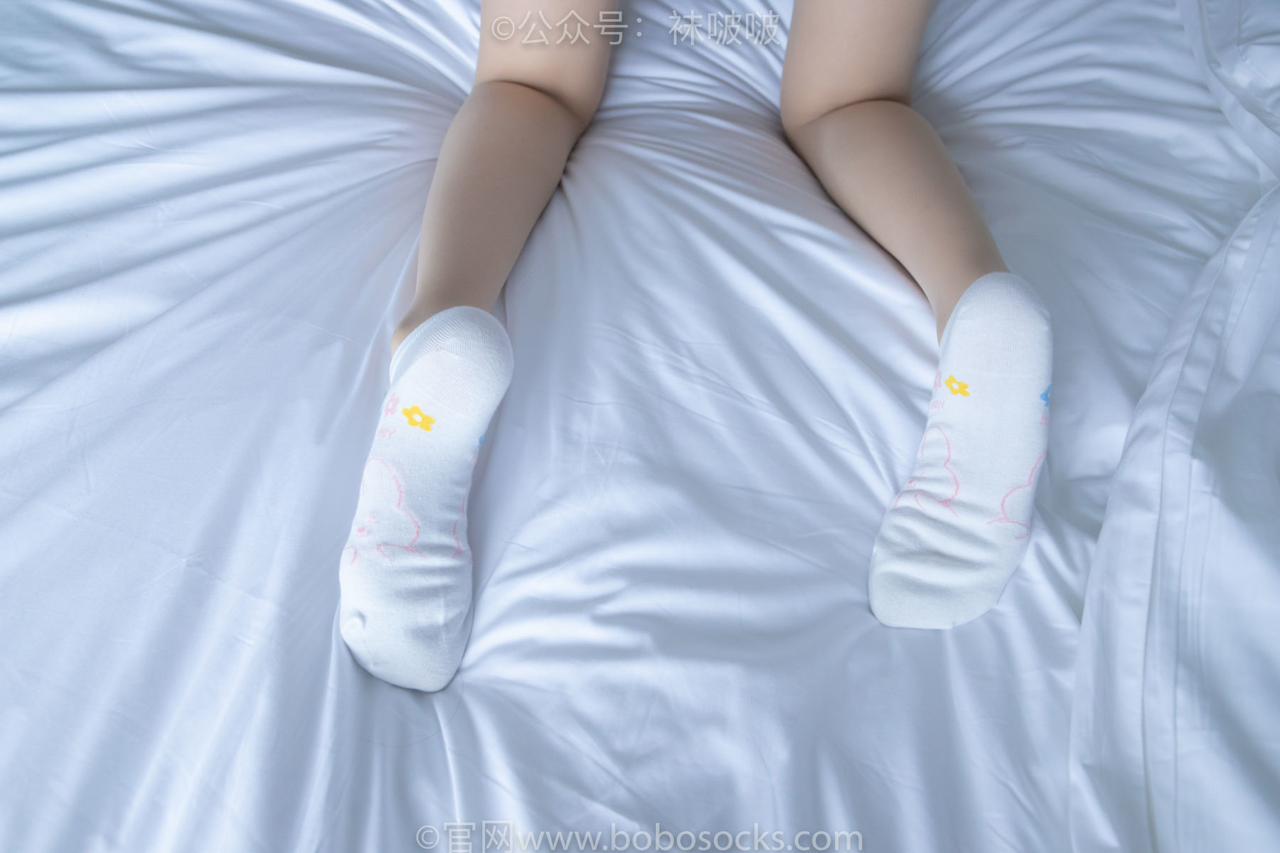 图片[80]-BoBoSocks袜啵啵 No.015 稚予-阿迪板鞋、白色短棉袜、肉丝[148P]-六色网