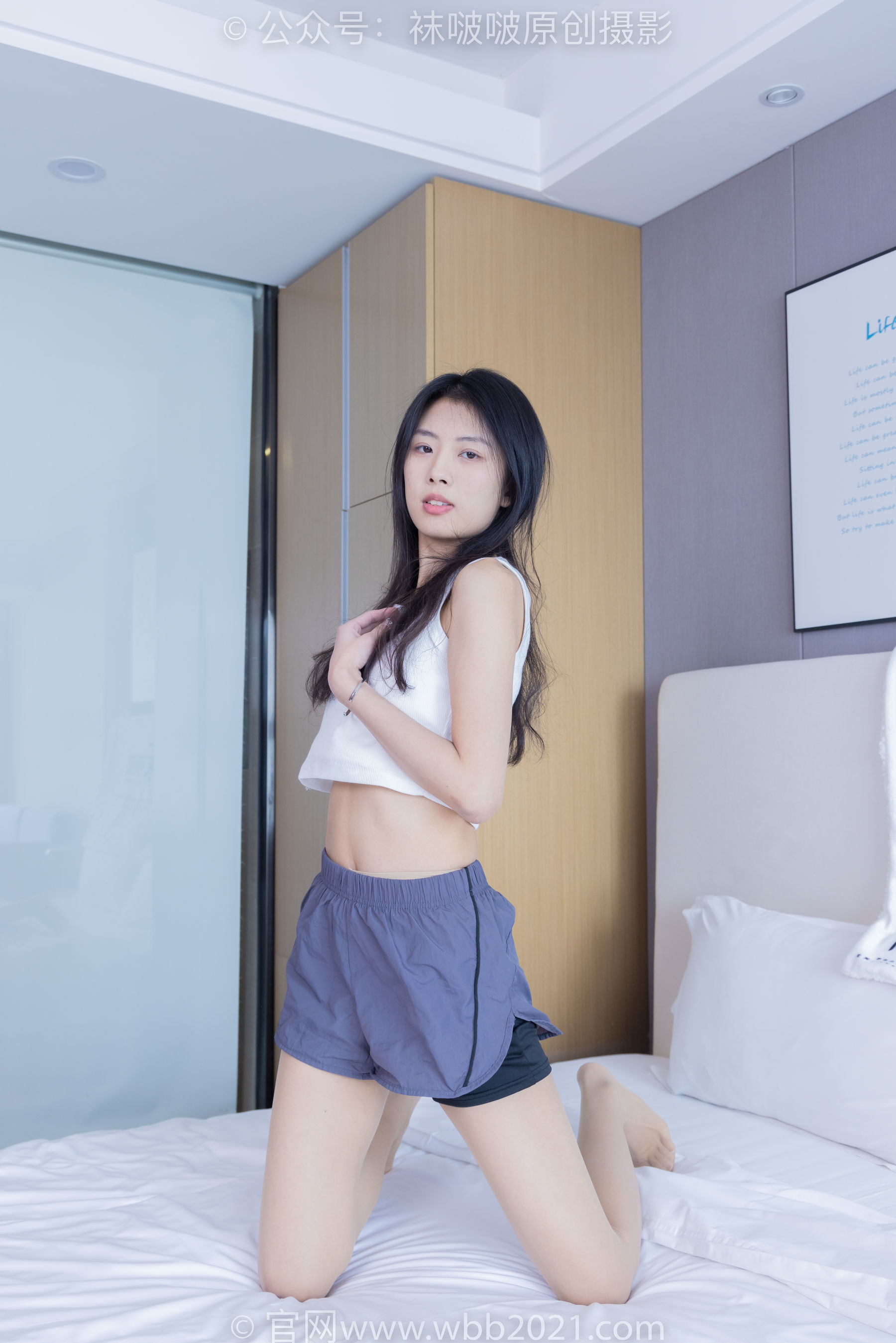 图片[51]-BoBoSocks袜啵啵 No.355 奶油 -板鞋、白棉袜、肉丝[200P]-六色网