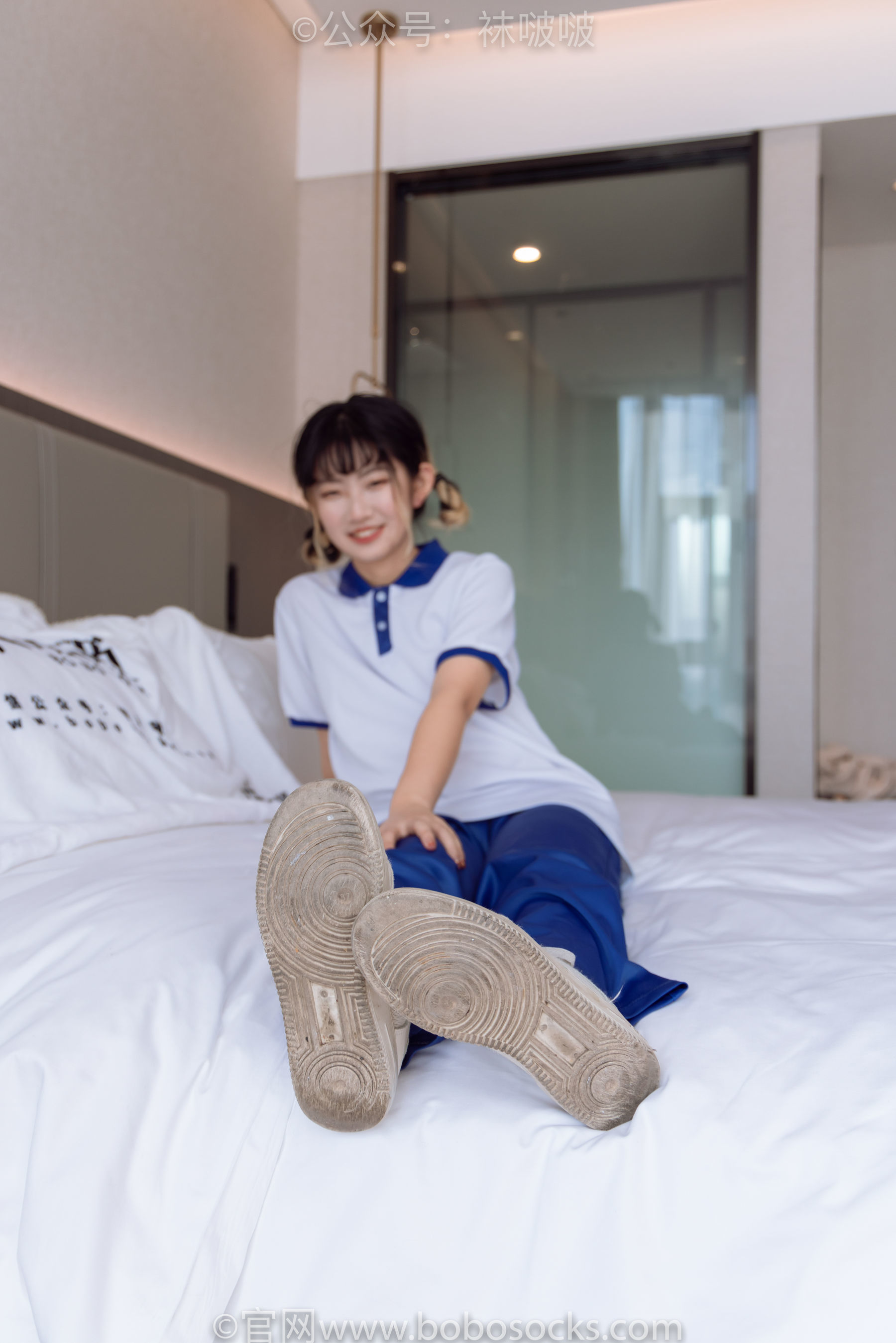 图片[23]-BoBoSocks袜啵啵 No.042 砂糖-校服、板鞋、白棉袜、油亮白丝[139P]-六色网