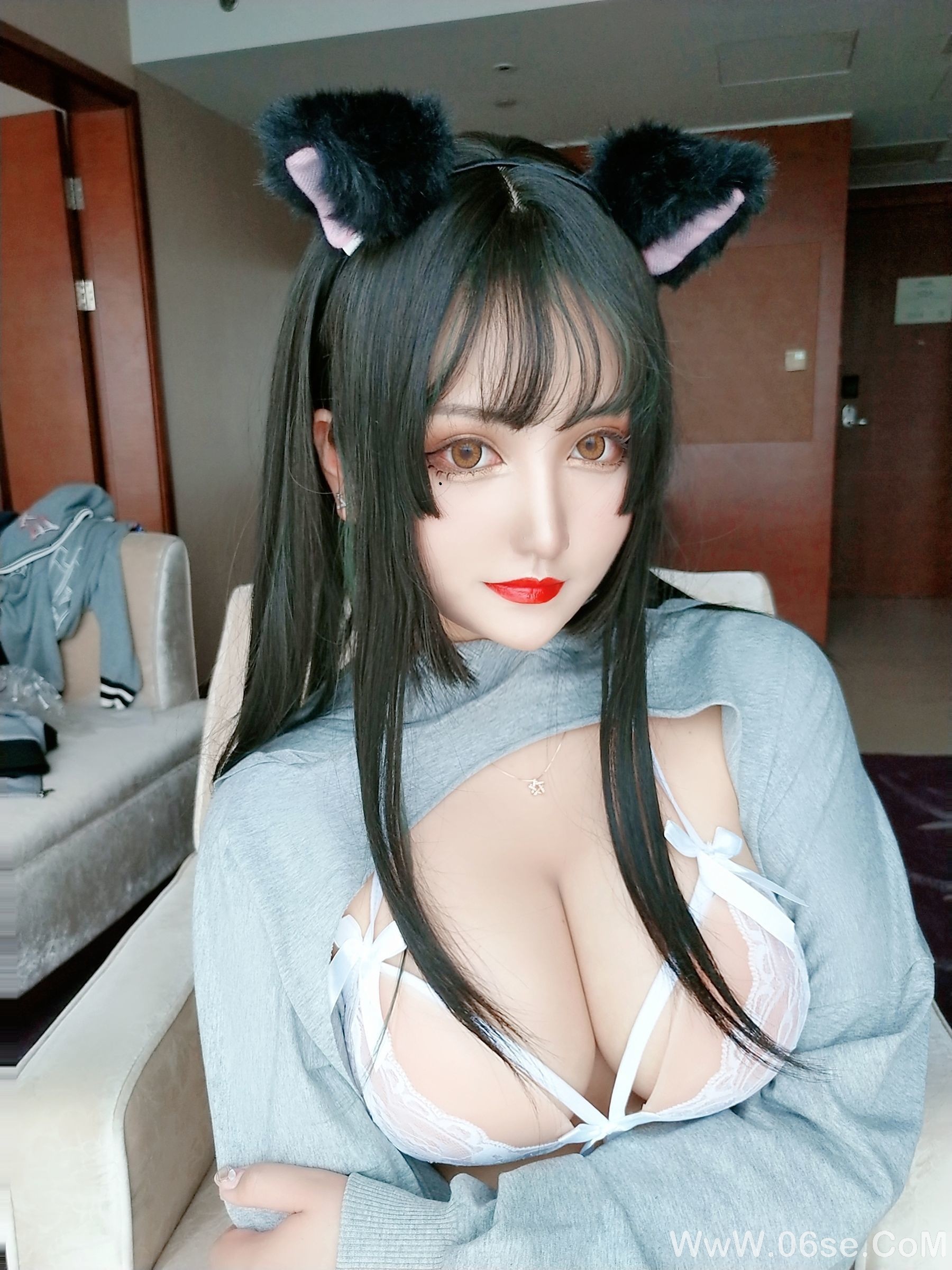 图片[8]-夏鸽鸽不想起床 猫耳[49P]-六色网