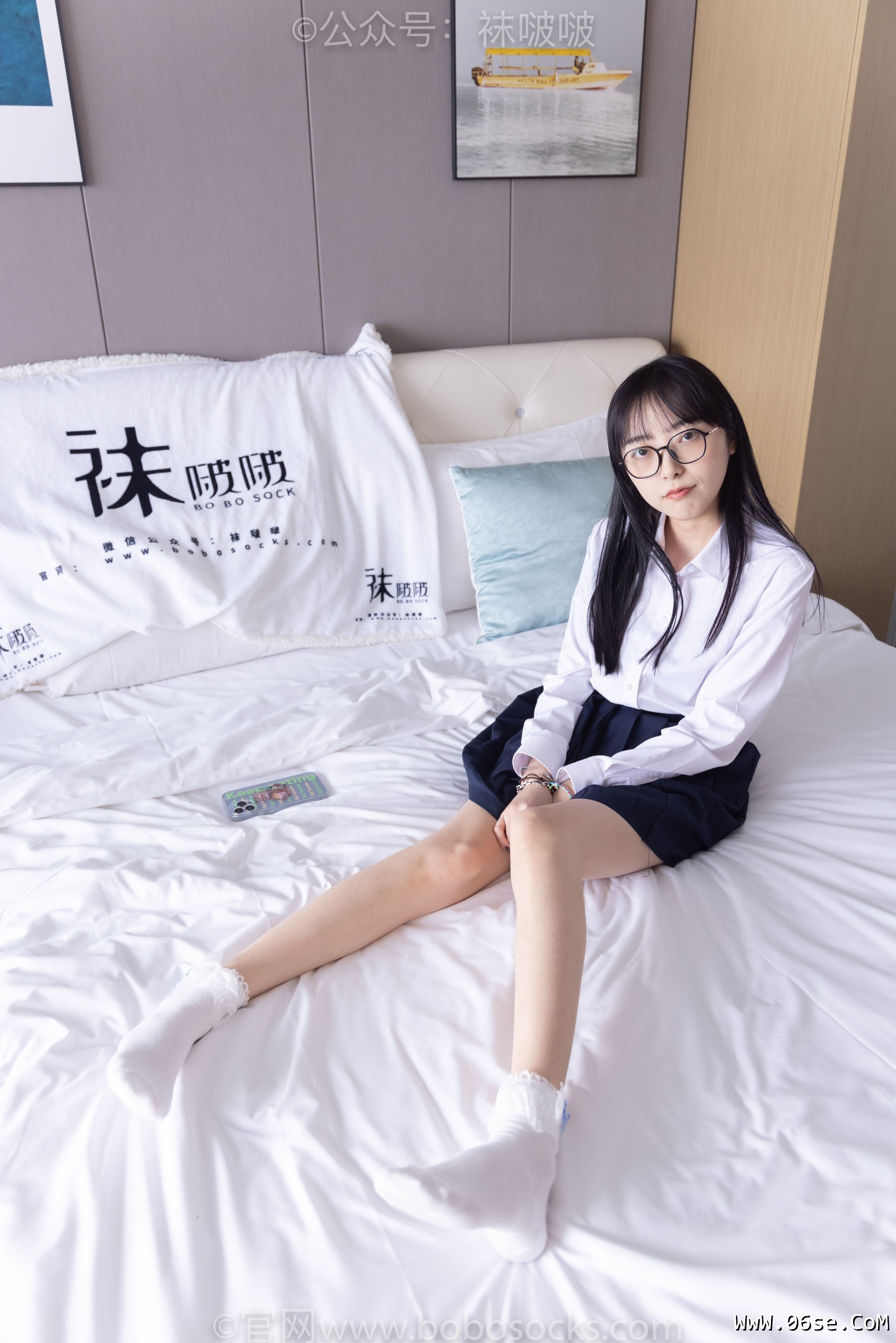 图片[66]-BoBoSocks袜啵啵 No.070 稚予-皮鞋、拖鞋、过膝袜、白棉袜[148P]-六色网