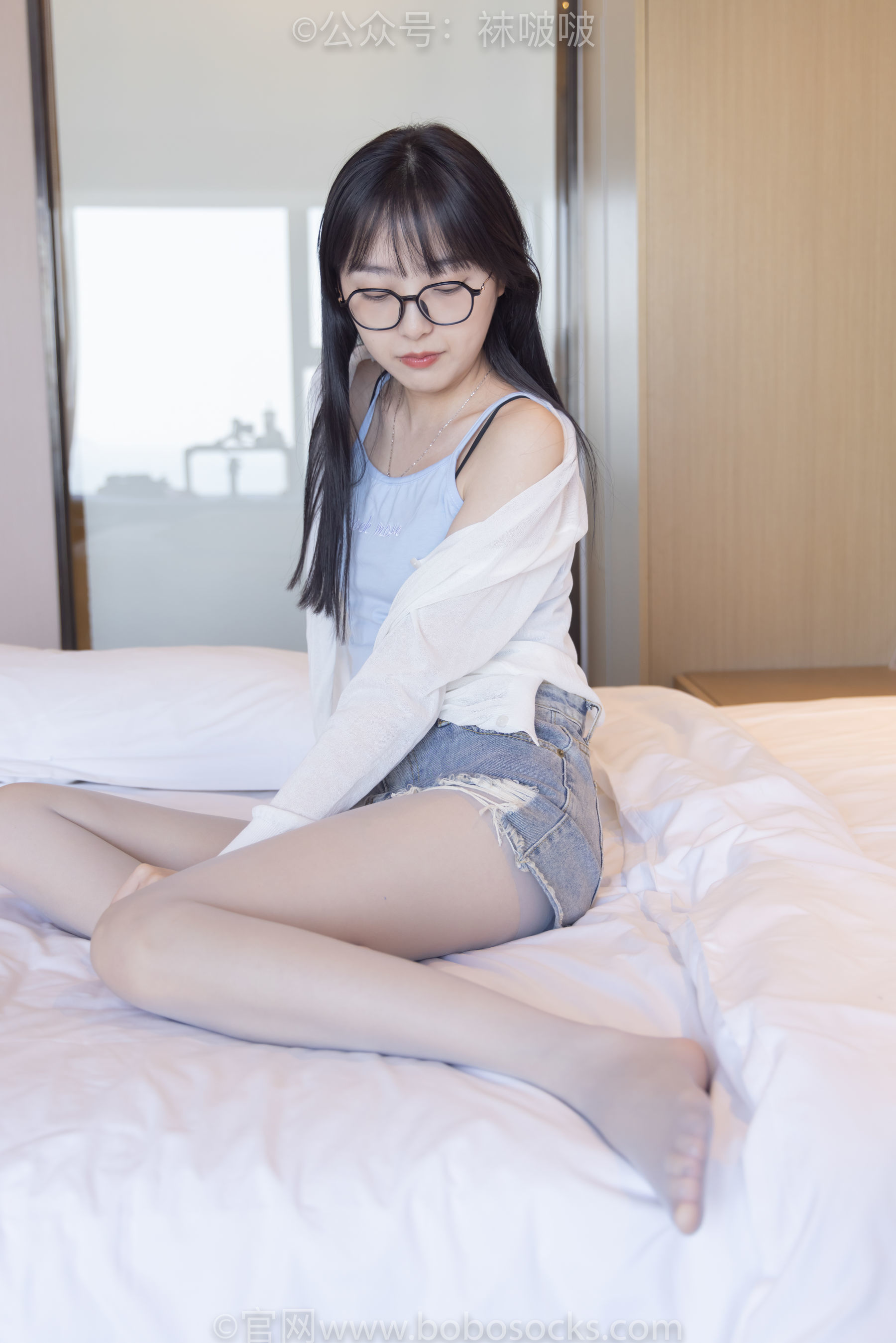 图片[99]-BoBoSocks袜啵啵 No.083 稚予-高跟鞋、凉鞋、白丝、裸足涂白色指甲油剧情[140P]-六色网