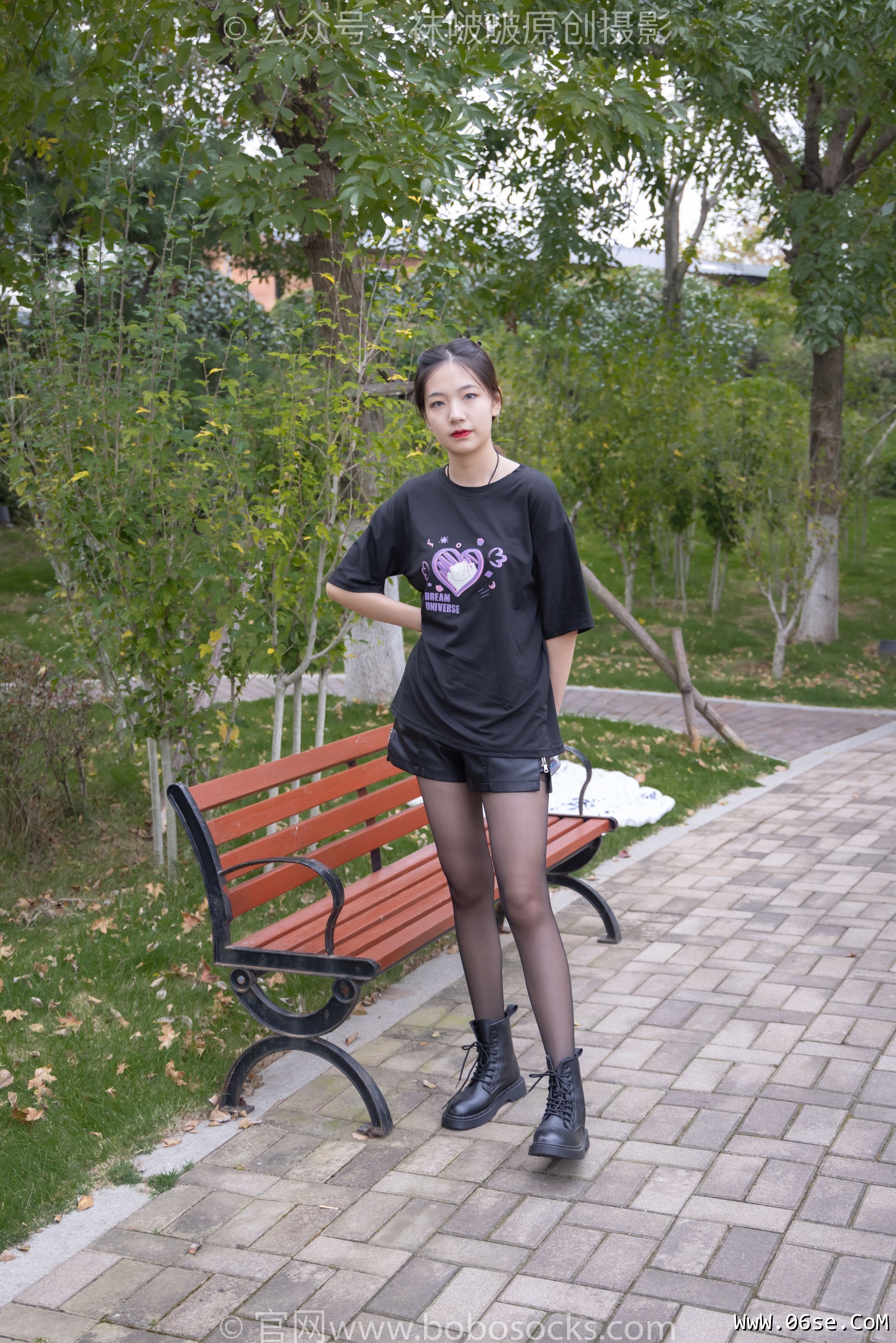 图片[57]-BoBoSocks袜啵啵 No.221 小甜豆-马丁靴、黑丝[133P]-六色网
