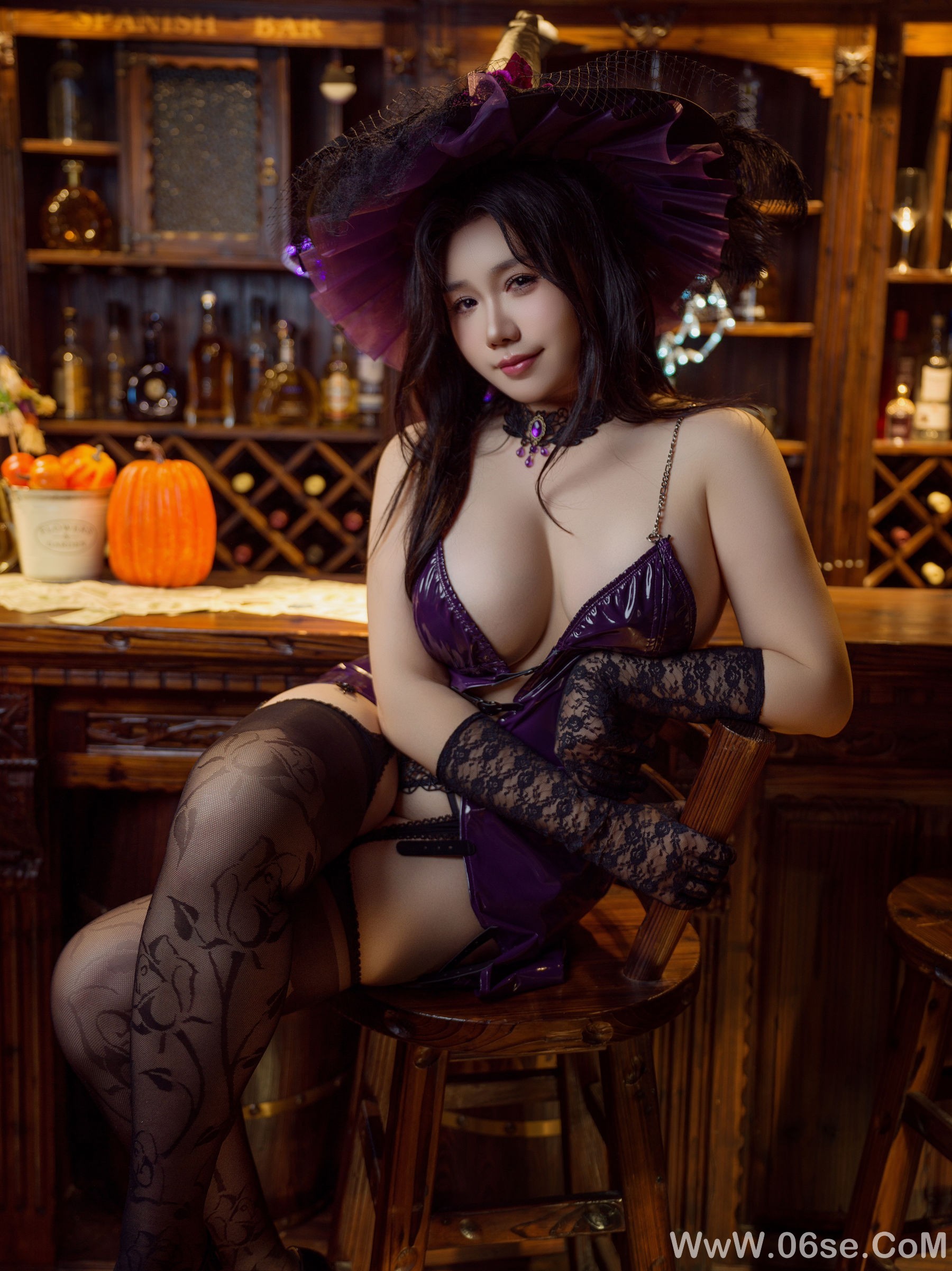 图片[58]-麻花麻花酱 – 万圣节魔女[87P]-六色网