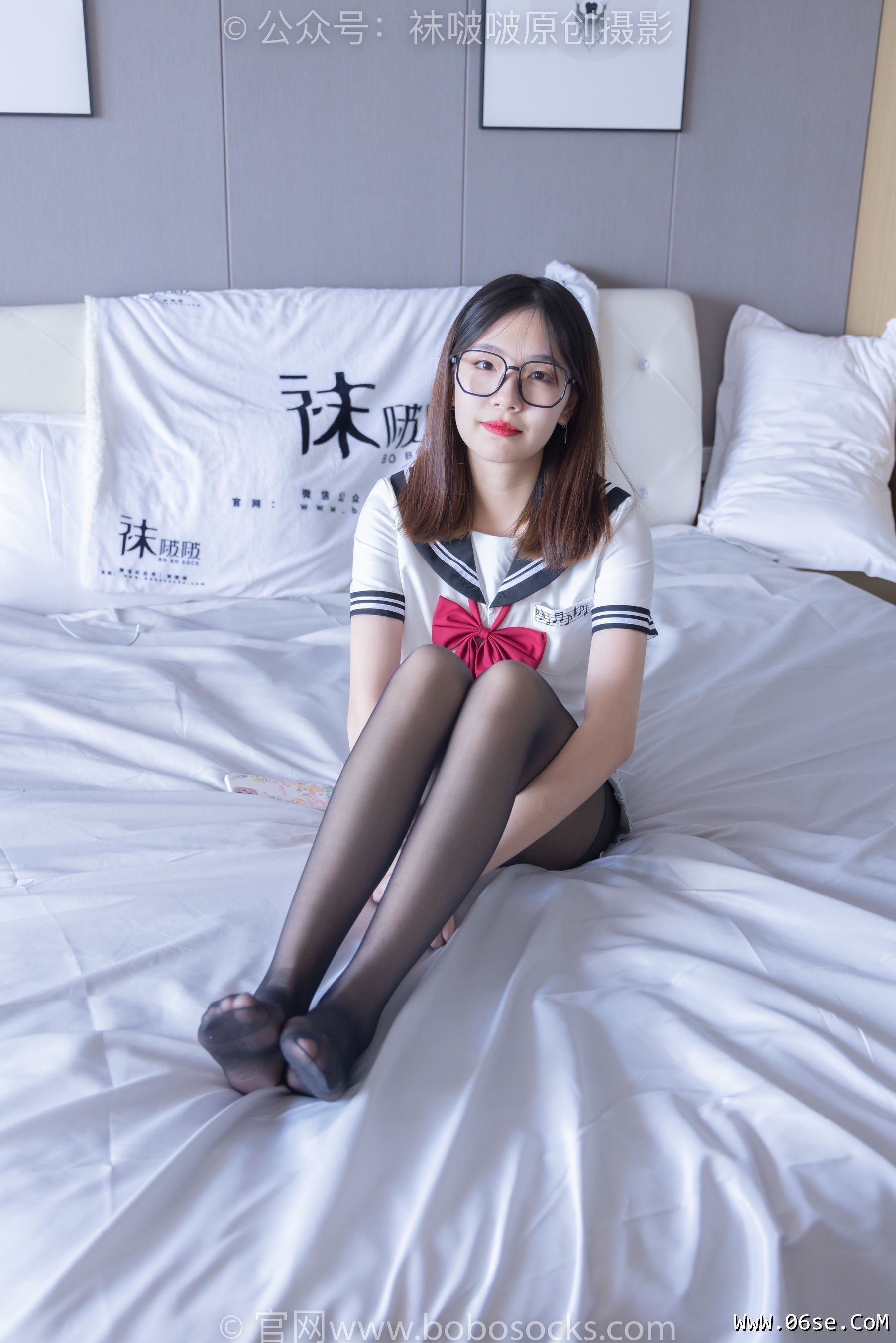 图片[11]-BoBoSocks袜啵啵 No.215 小甜豆-三双帆布鞋板鞋、厚白丝、黑丝[144P]-六色网