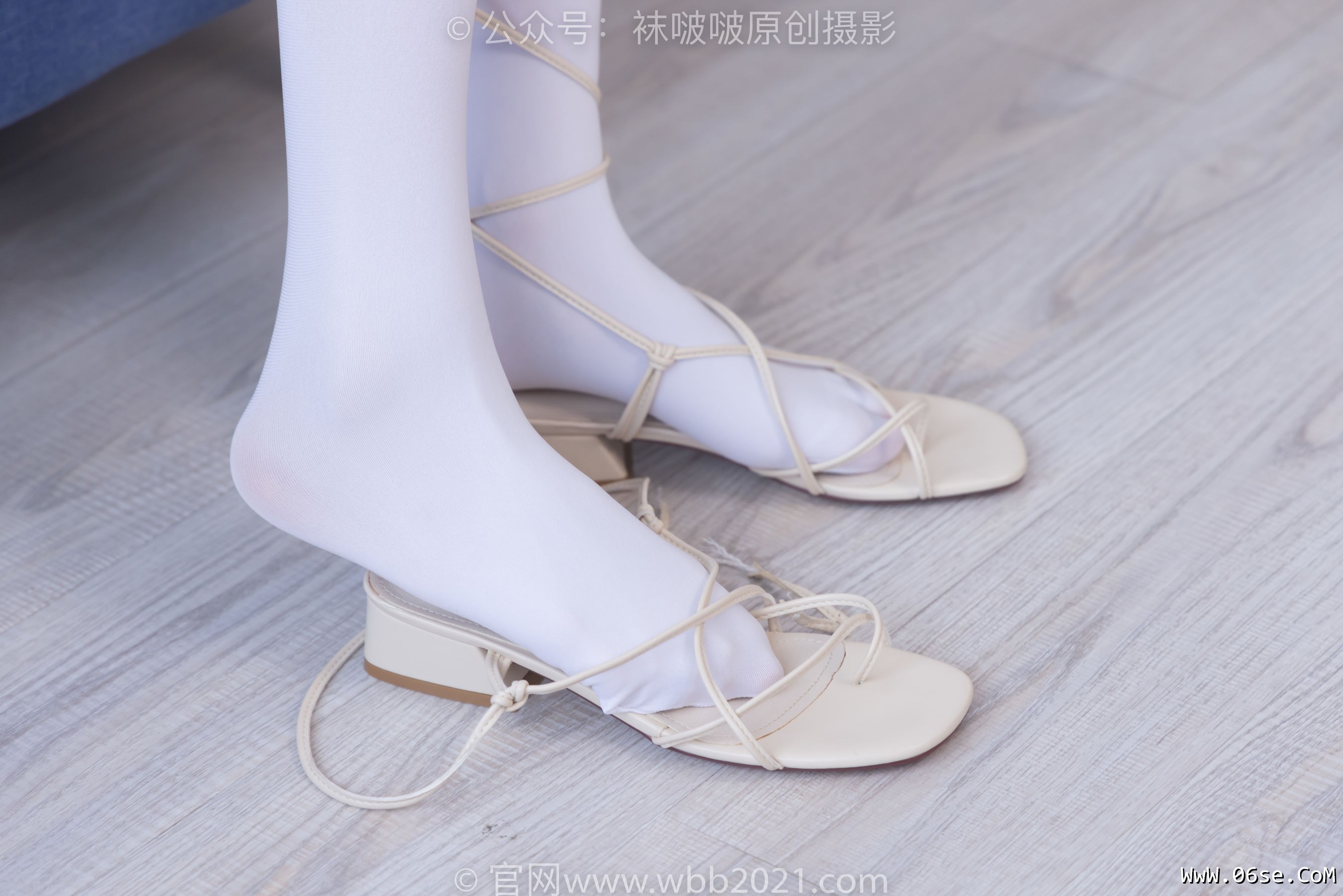 图片[100]-BoBoSocks袜啵啵 No.322 芝士 -两双平底鞋、厚白丝[140P]-六色网