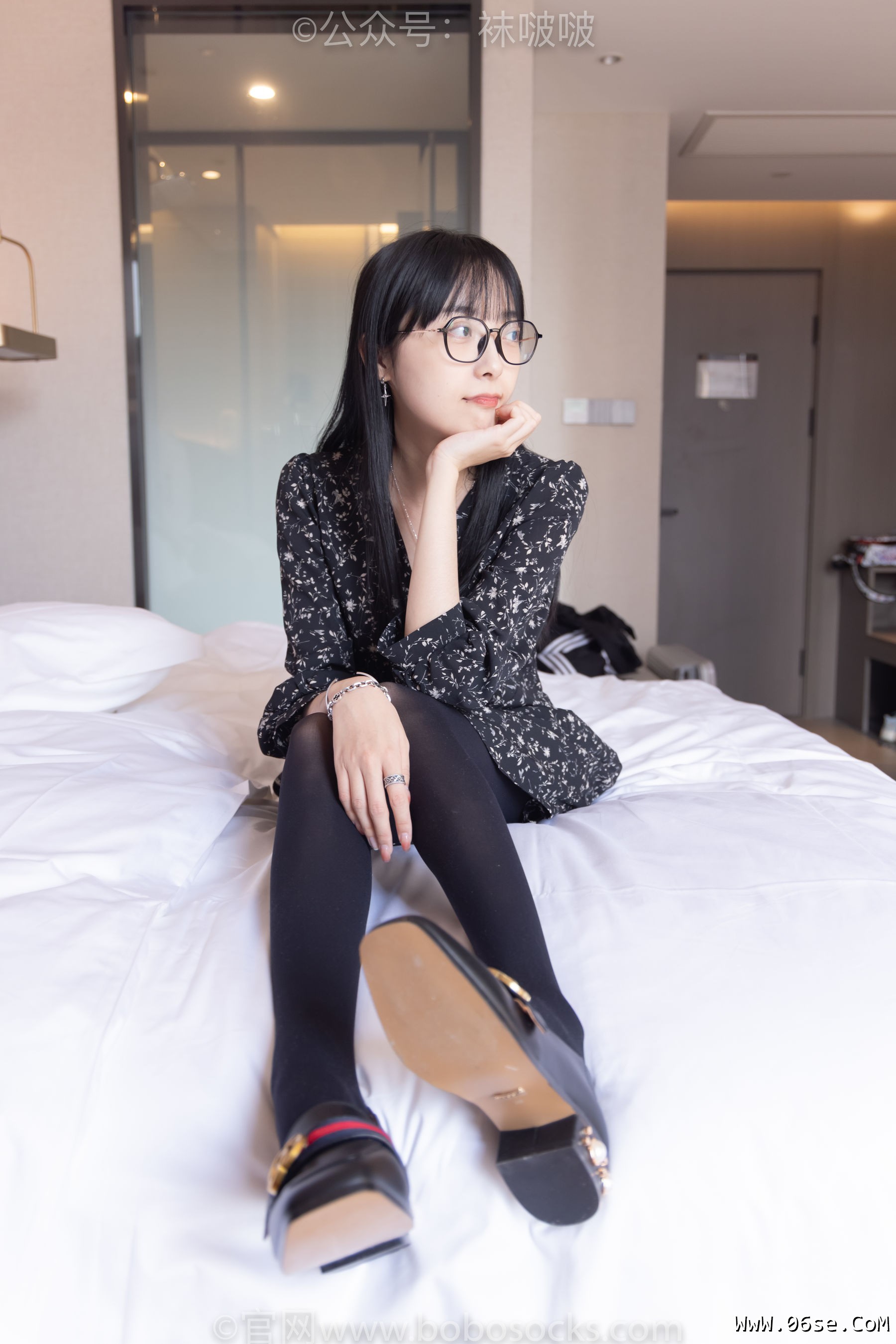 图片[28]-BoBoSocks袜啵啵 No.064 稚予-平底鞋、厚黑丝[137P]-六色网