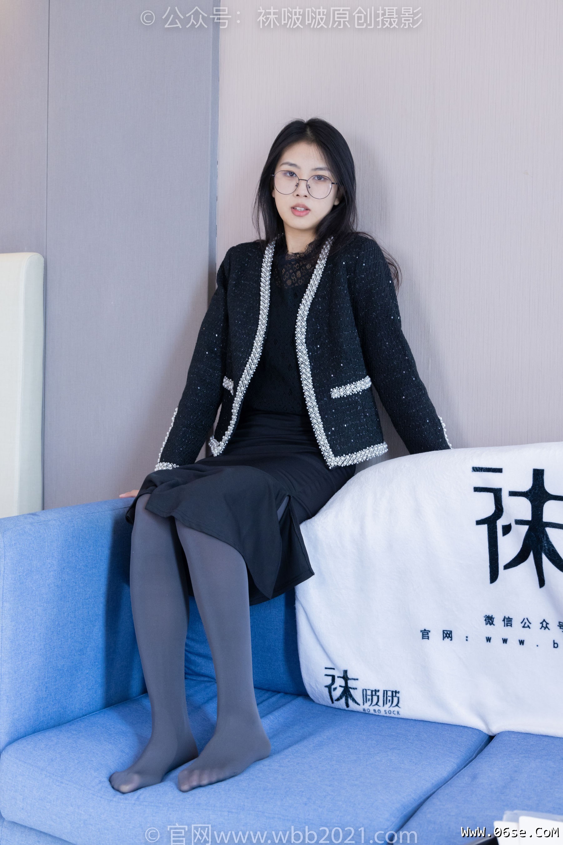 图片[133]-BoBoSocks袜啵啵 No.378 奶油 -短靴、运动鞋、厚黑丝、厚灰丝[190P]-六色网