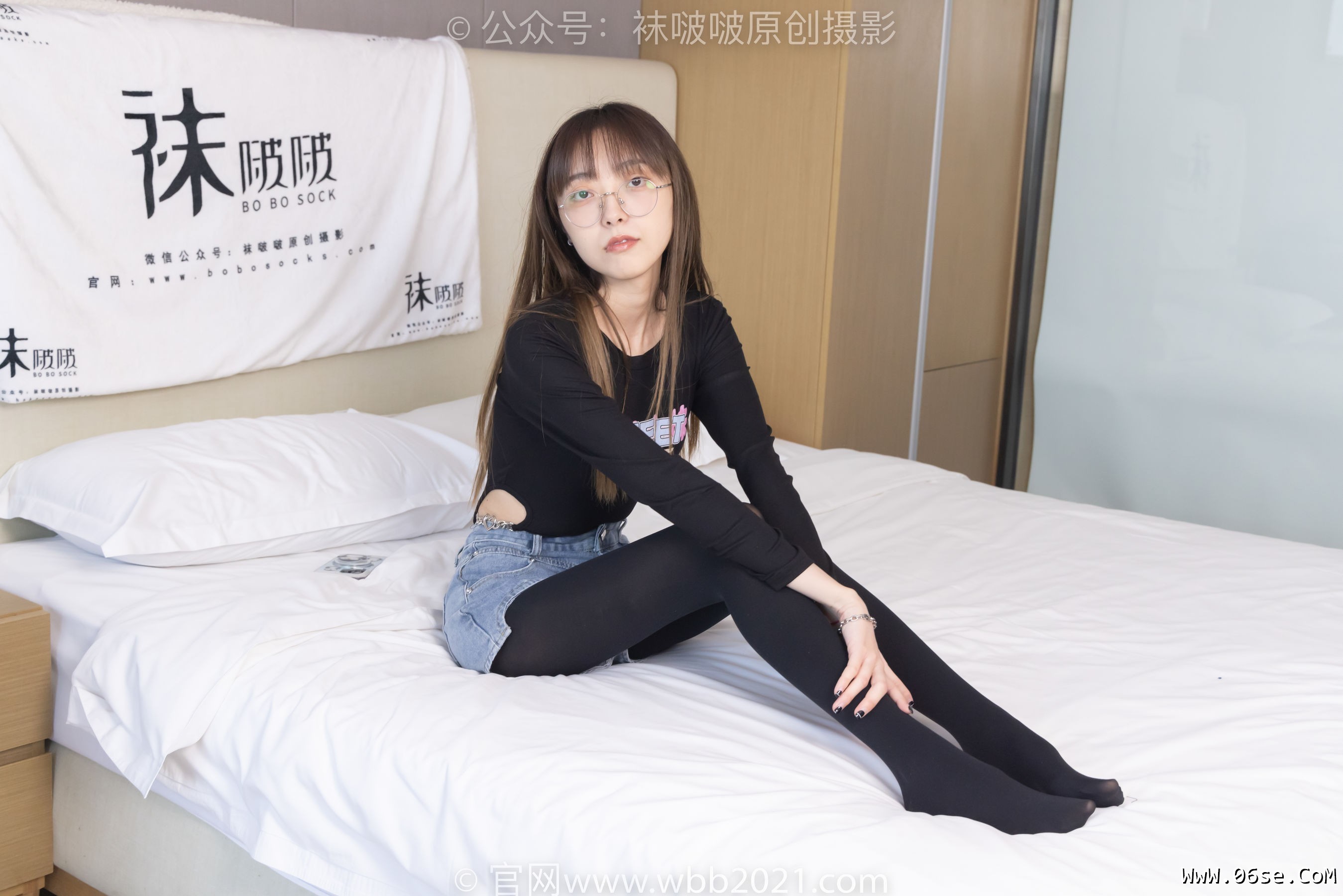 图片[32]-BoBoSocks袜啵啵 No.321 稚予 -高跟鞋、厚黑丝[150P]-六色网