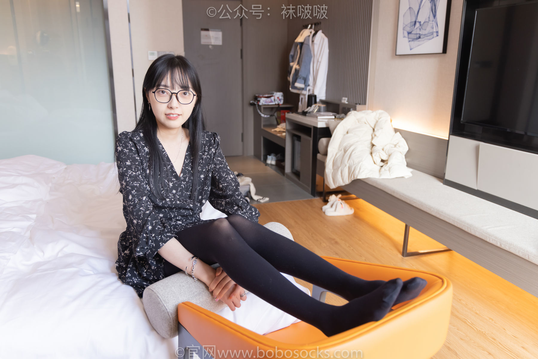 图片[95]-BoBoSocks袜啵啵 No.064 稚予-平底鞋、厚黑丝[137P]-六色网