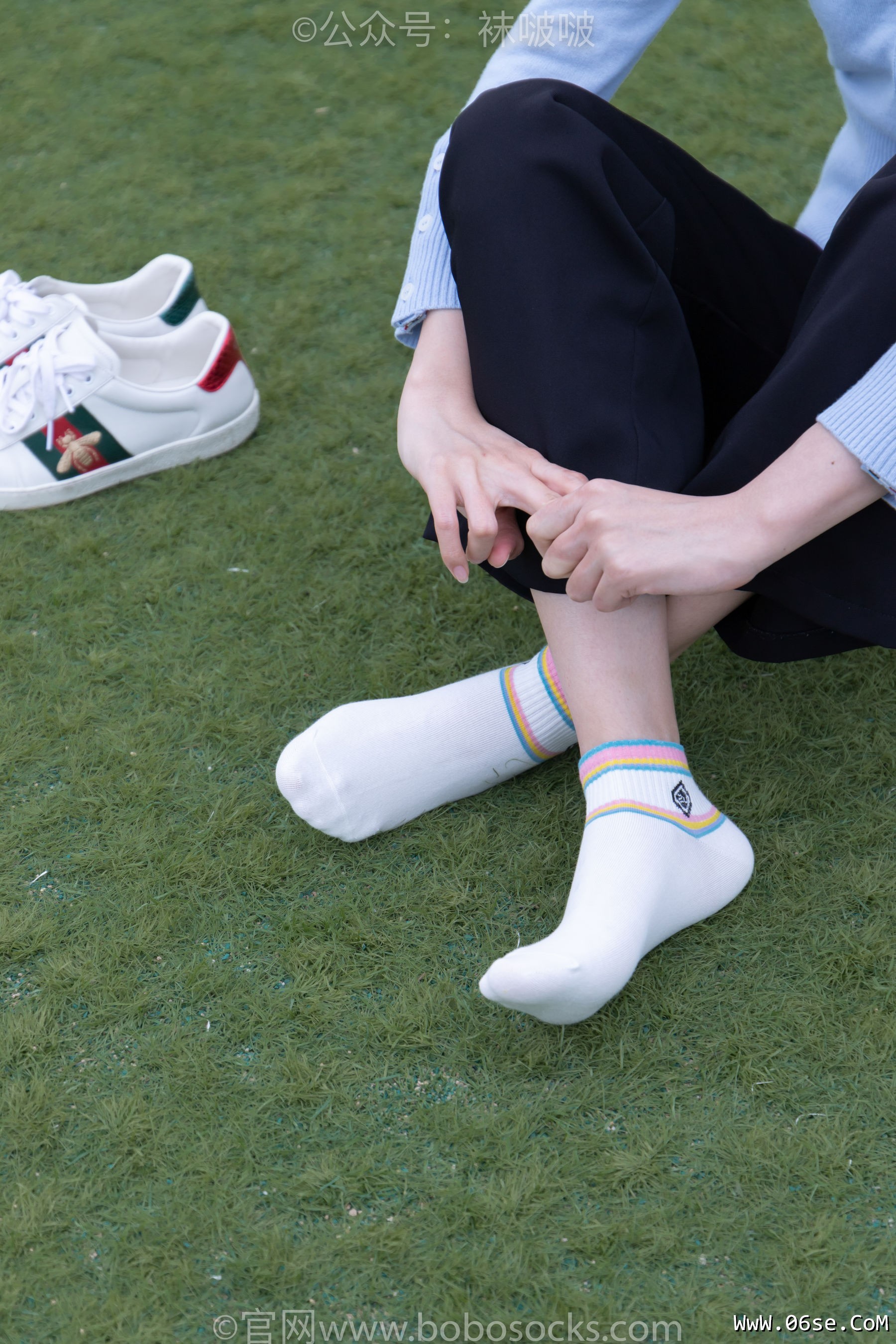 图片[60]-BoBoSocks袜啵啵 No.021 泡芙-板鞋、白棉袜、裸足[131P]-六色网