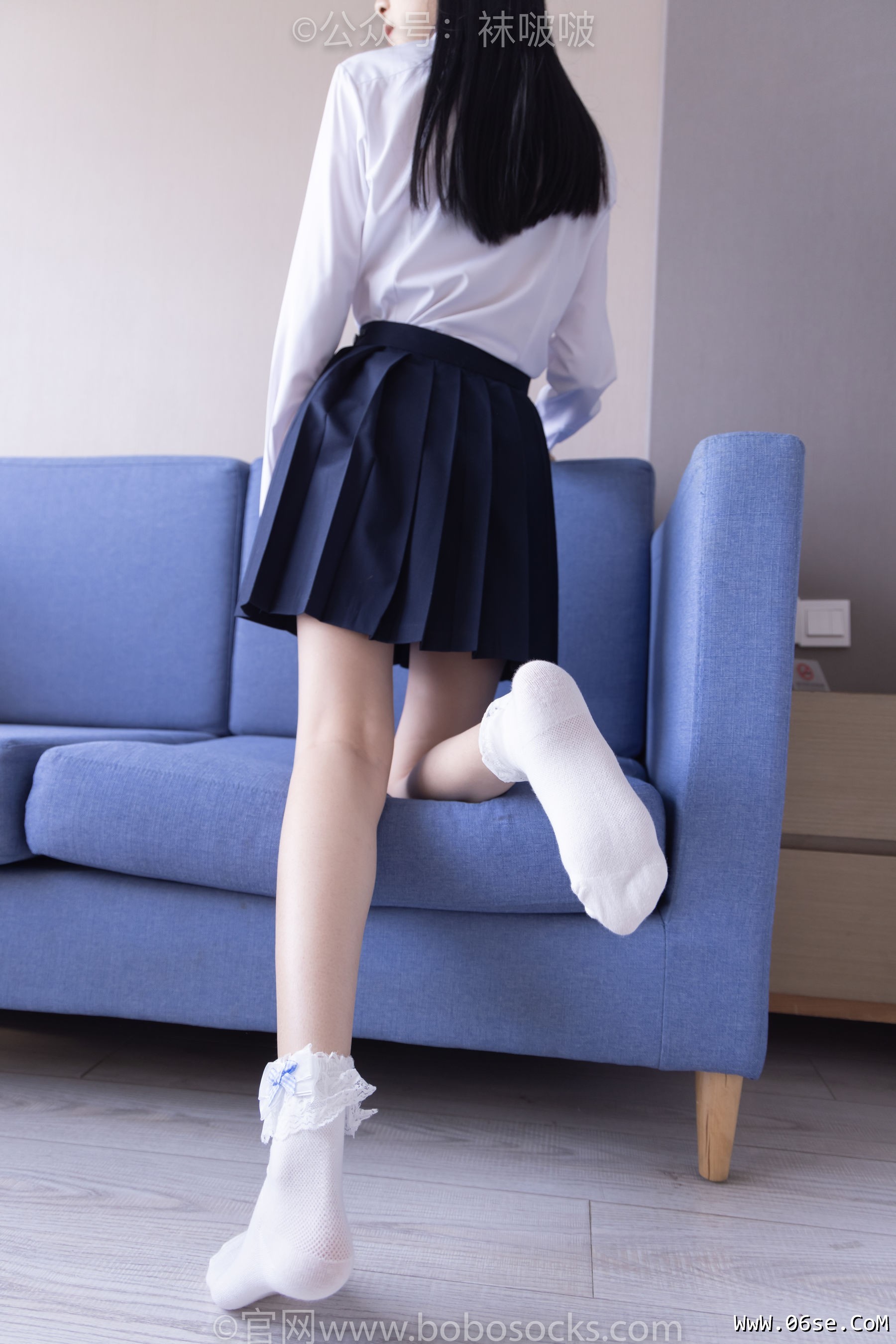 图片[39]-BoBoSocks袜啵啵 No.070 稚予-皮鞋、拖鞋、过膝袜、白棉袜[148P]-六色网