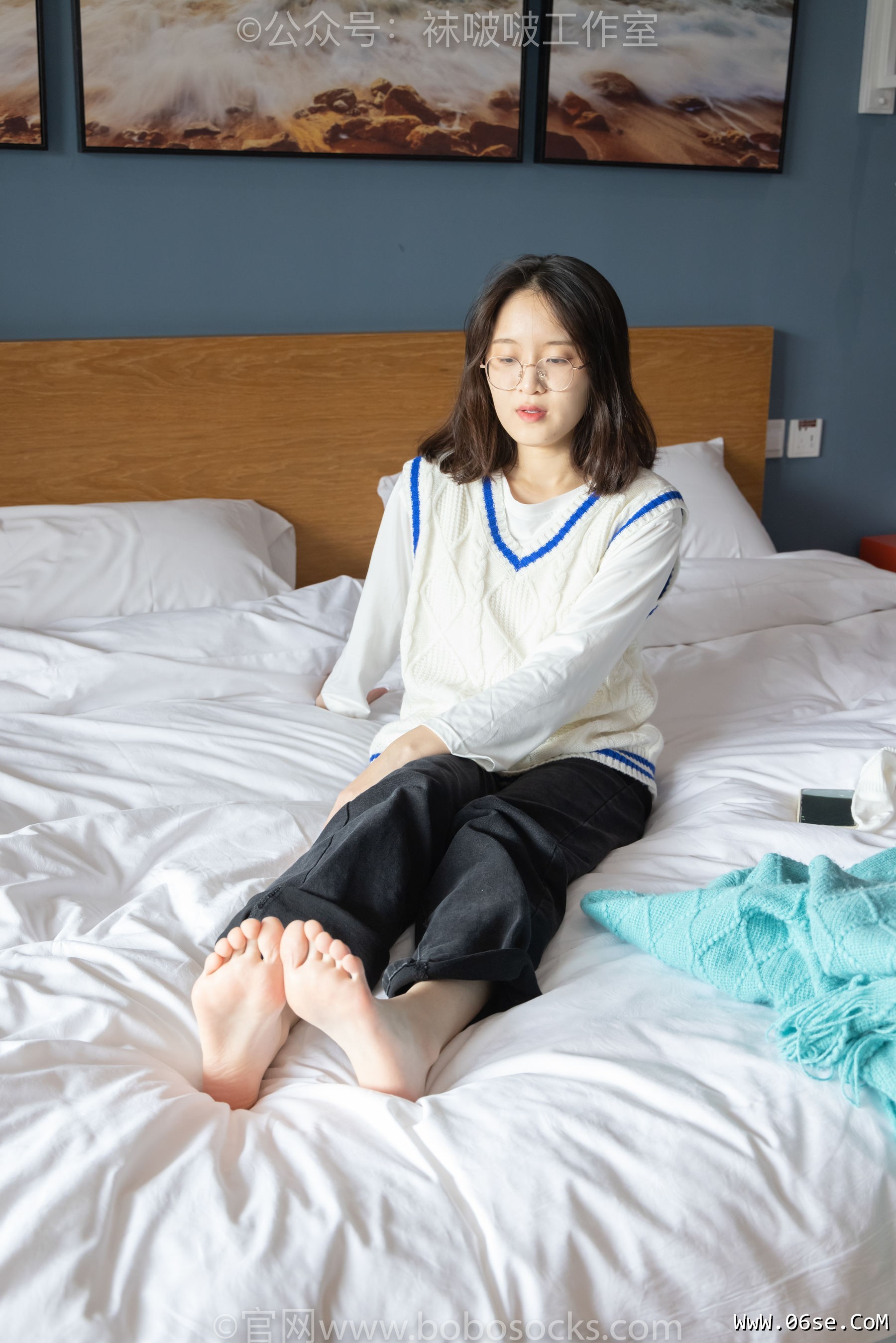 图片[130]-BoBoSocks袜啵啵 积分限定作品007 熊熊-运动鞋、白棉袜、裸足[134P]-六色网