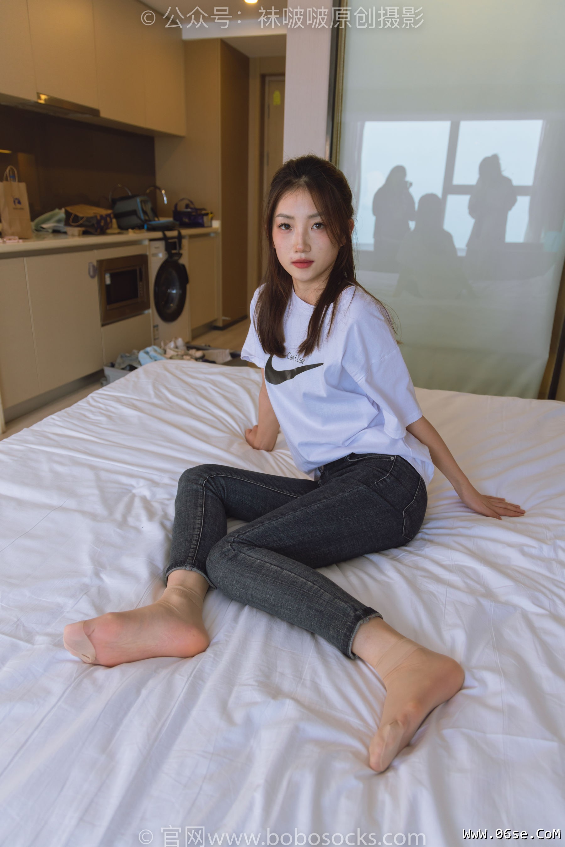 图片[124]-BoBoSocks袜啵啵 No.220 小沫-两双板鞋、短肉丝、裸足[140P]-六色网