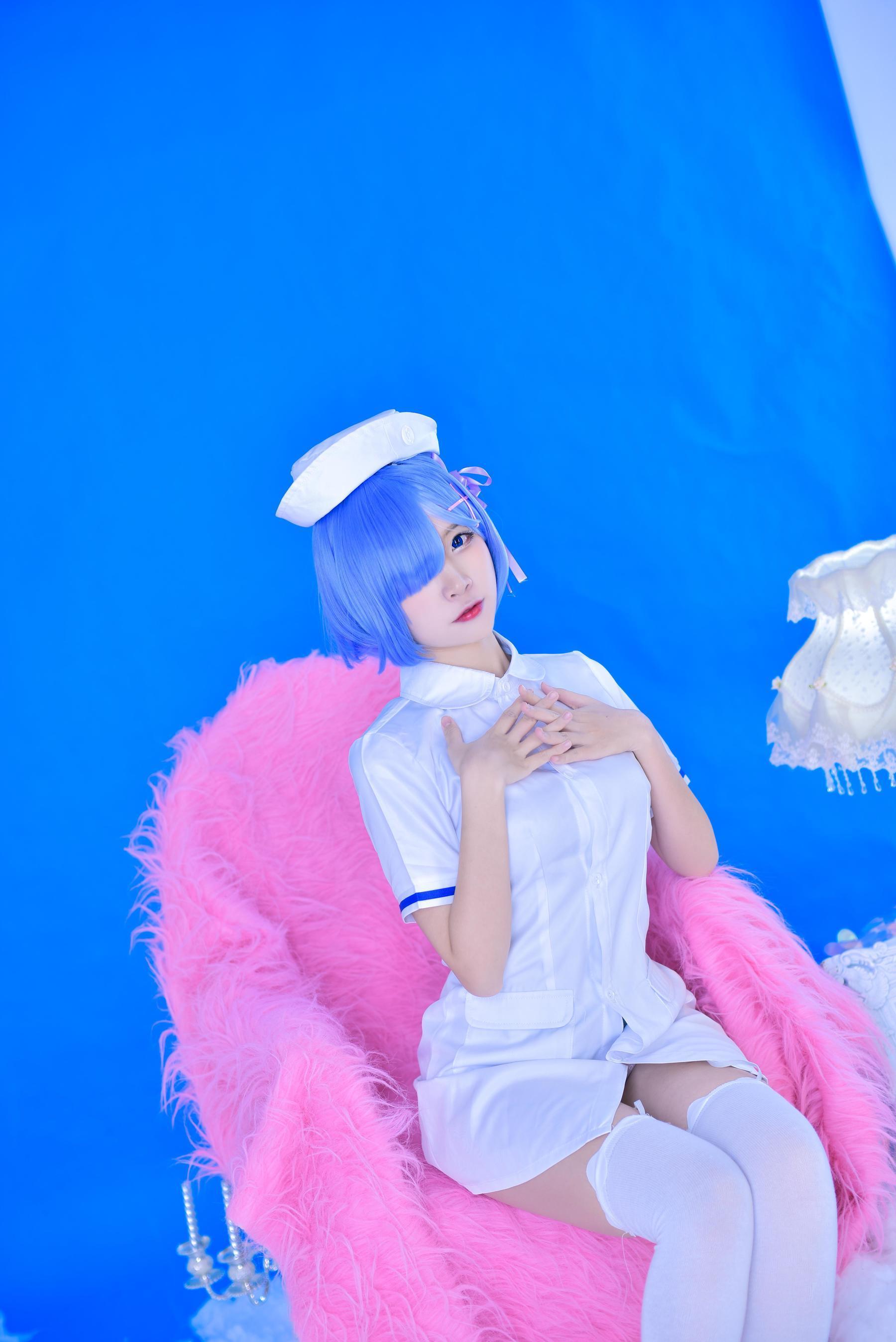 图片[5]-人气Coser二佐Nisa 蕾姆护士[31P]-六色网