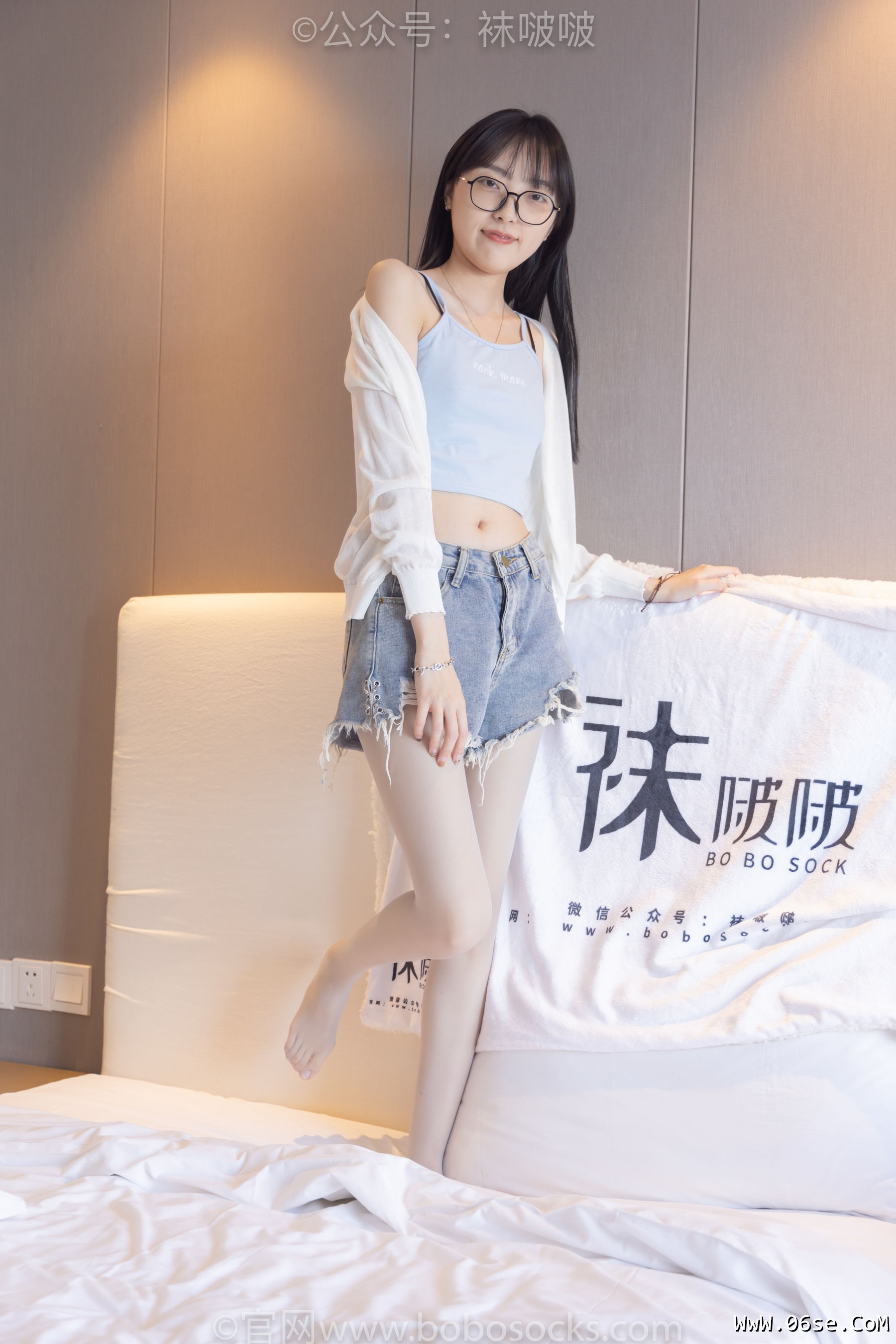图片[103]-BoBoSocks袜啵啵 No.083 稚予-高跟鞋、凉鞋、白丝、裸足涂白色指甲油剧情[140P]-六色网