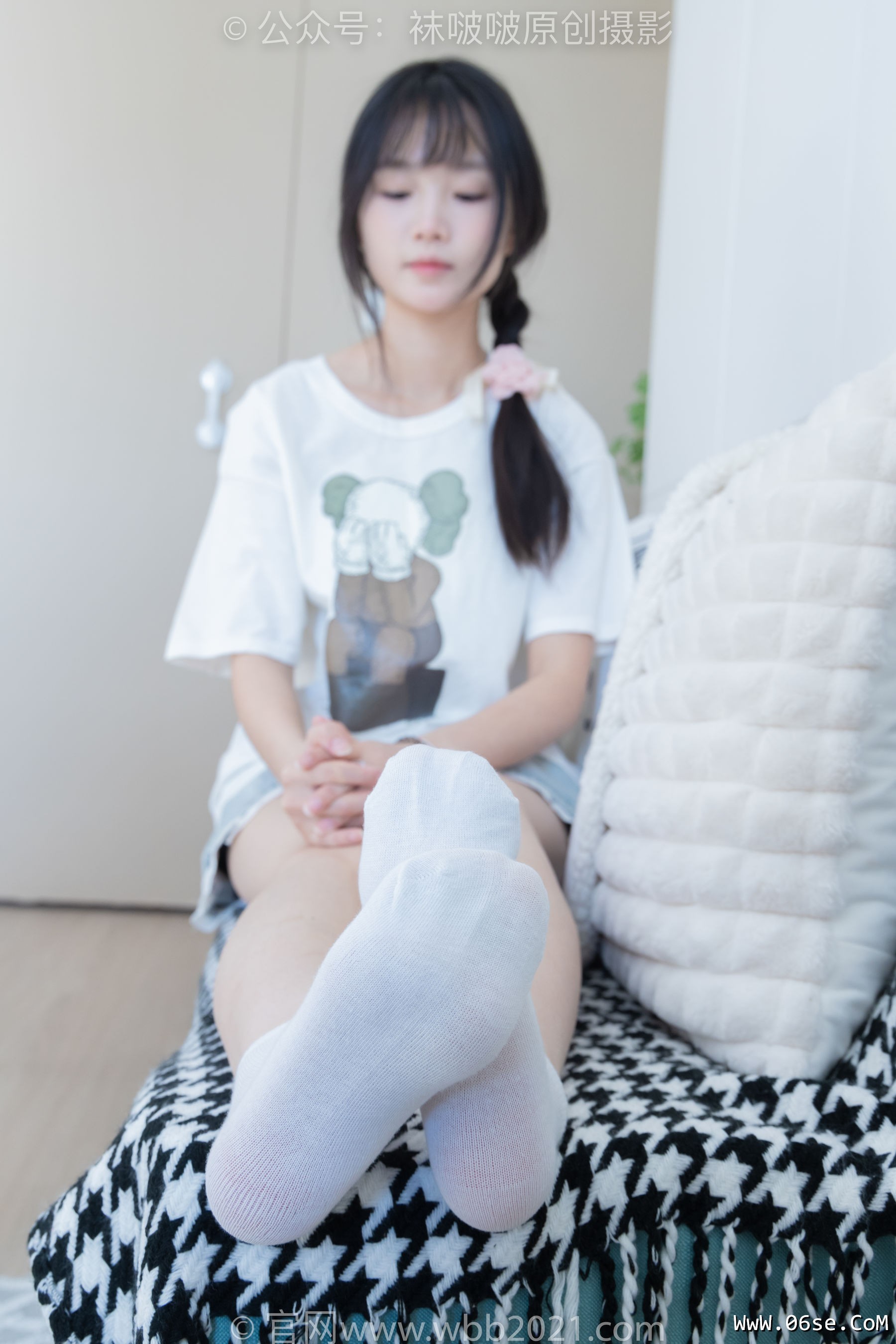 图片[105]-BoBoSocks袜啵啵 No.331 甜甜圈 -板鞋、白棉袜、裸足[144P]-六色网