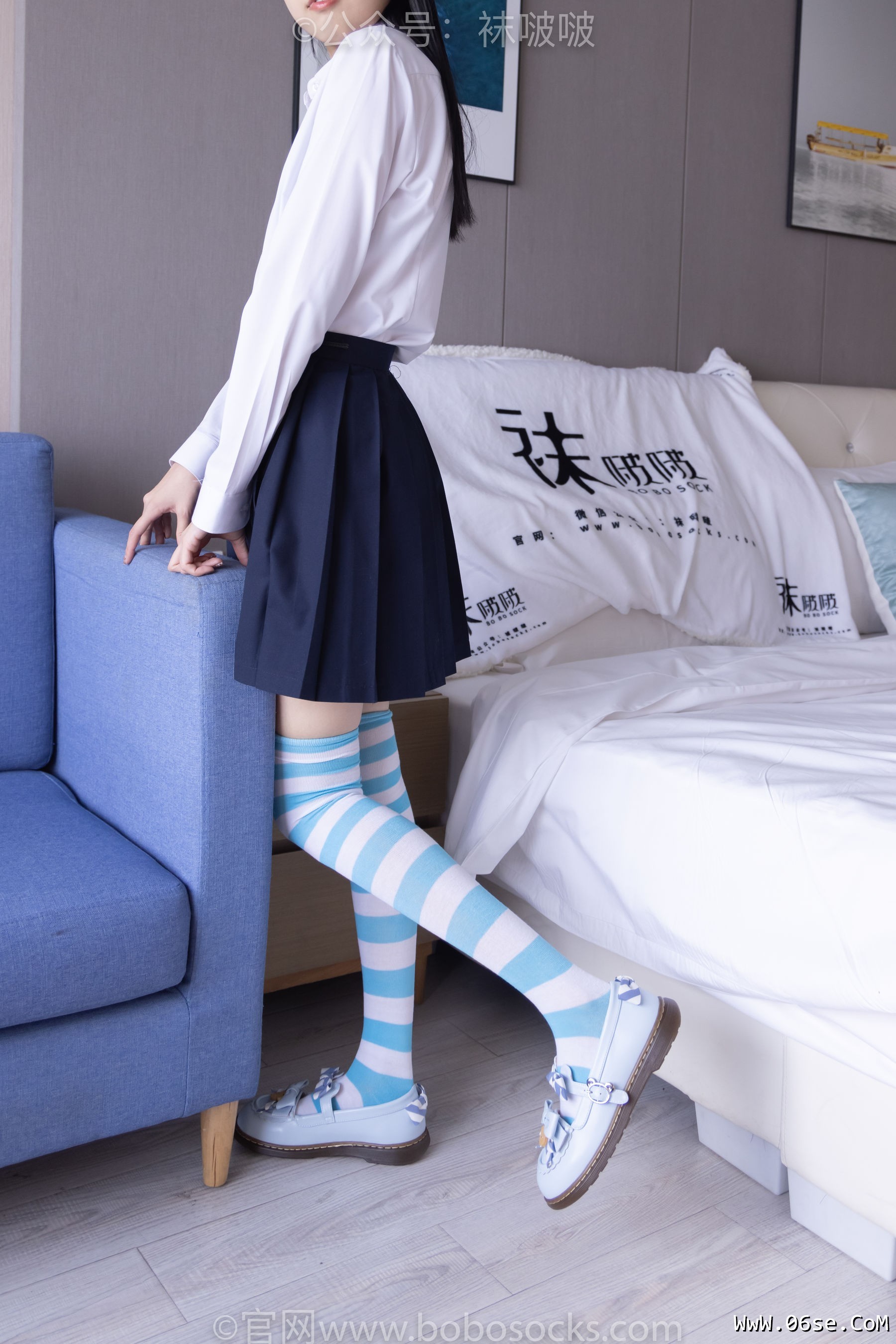 图片[82]-BoBoSocks袜啵啵 No.070 稚予-皮鞋、拖鞋、过膝袜、白棉袜[148P]-六色网