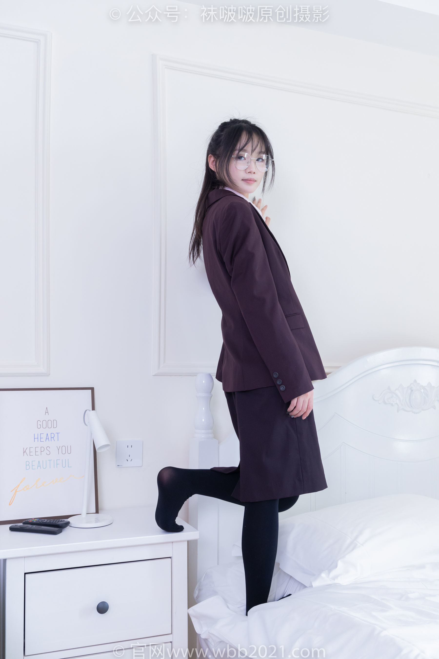 图片[117]-BoBoSocks袜啵啵 No.362 甜甜圈 -两双皮鞋、厚肉丝、厚黑丝、ol制服[230P]-六色网