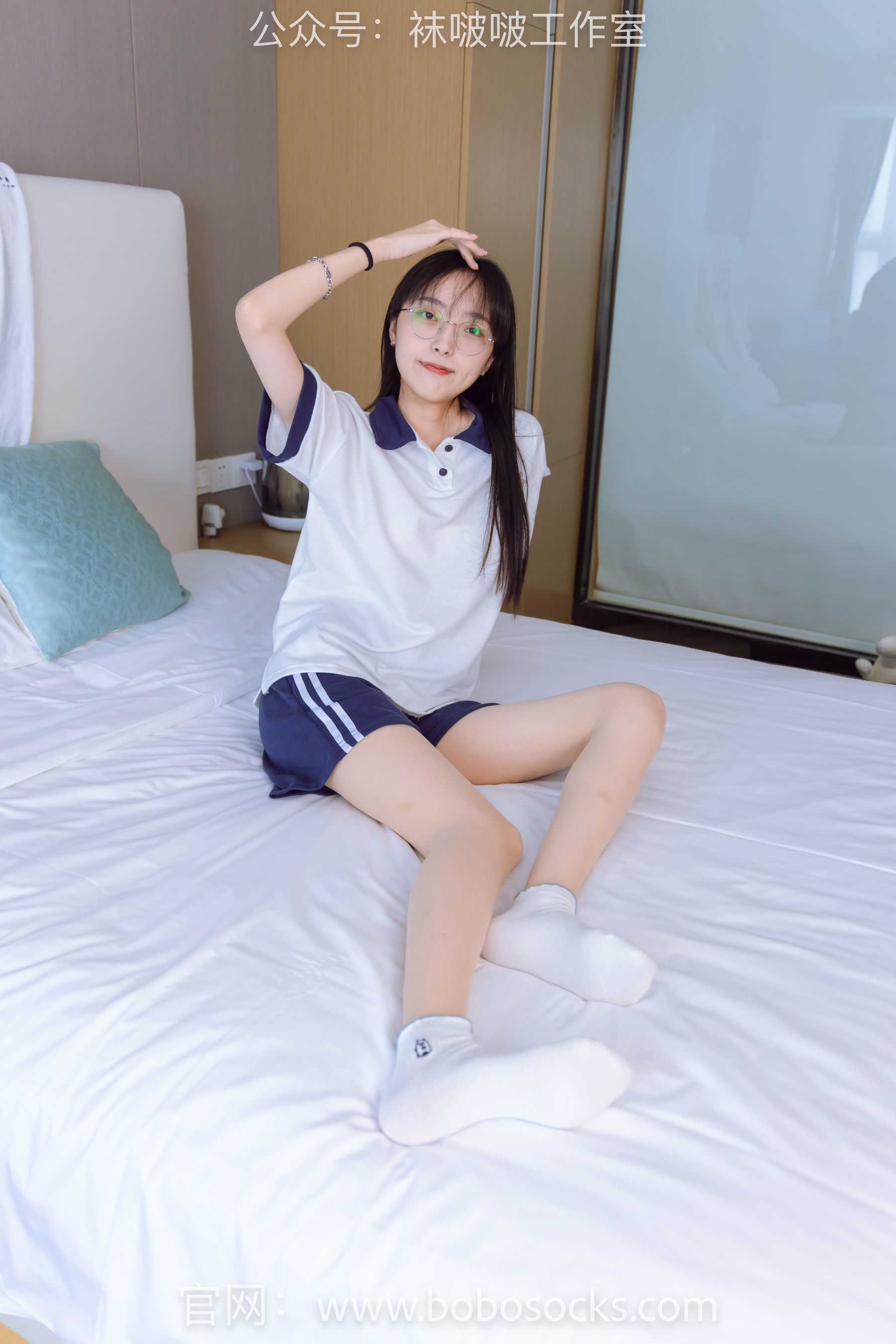 图片[69]-BoBoSocks袜啵啵 No.118 稚予-运动鞋、白棉袜、肉丝、踩小熊玩偶[140P]-六色网