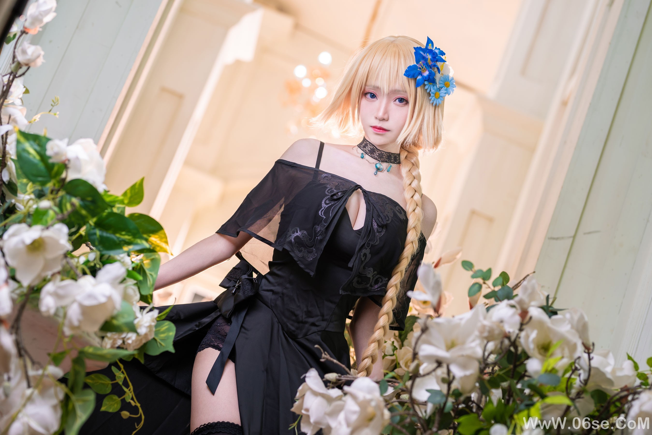图片[6]-长腿Coser青青子Js 礼服贞德[13P]-六色网