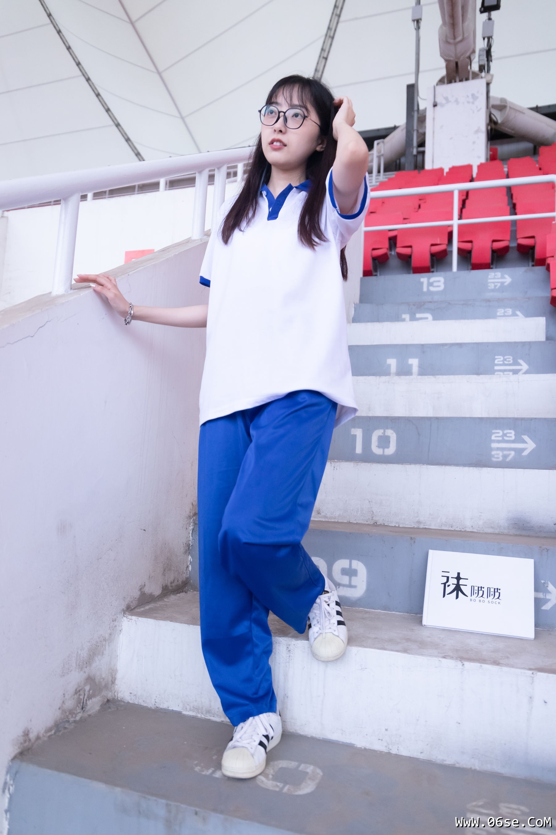 图片[8]-BoBoSocks袜啵啵 No.002 稚予-校服、贝壳头、白棉袜、裸足[139P]-六色网